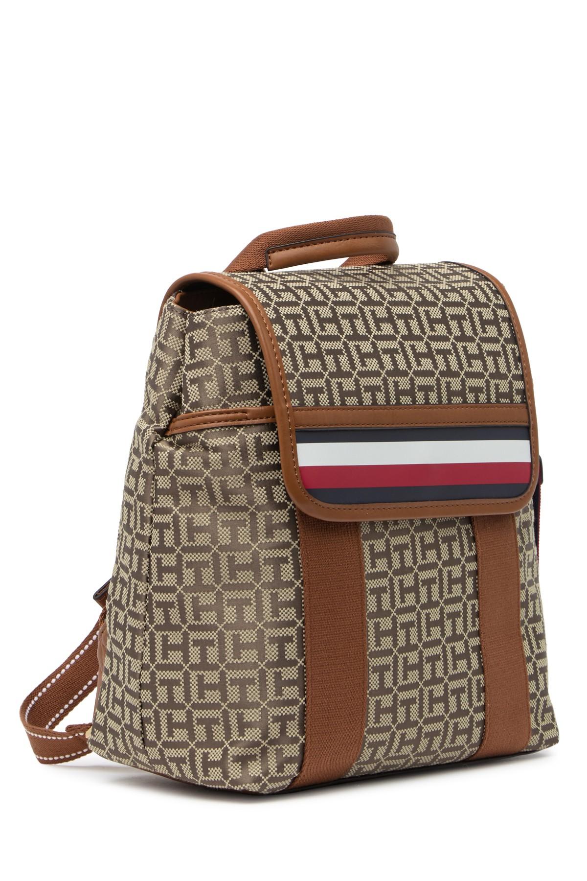 tommy hilfiger backpack tan