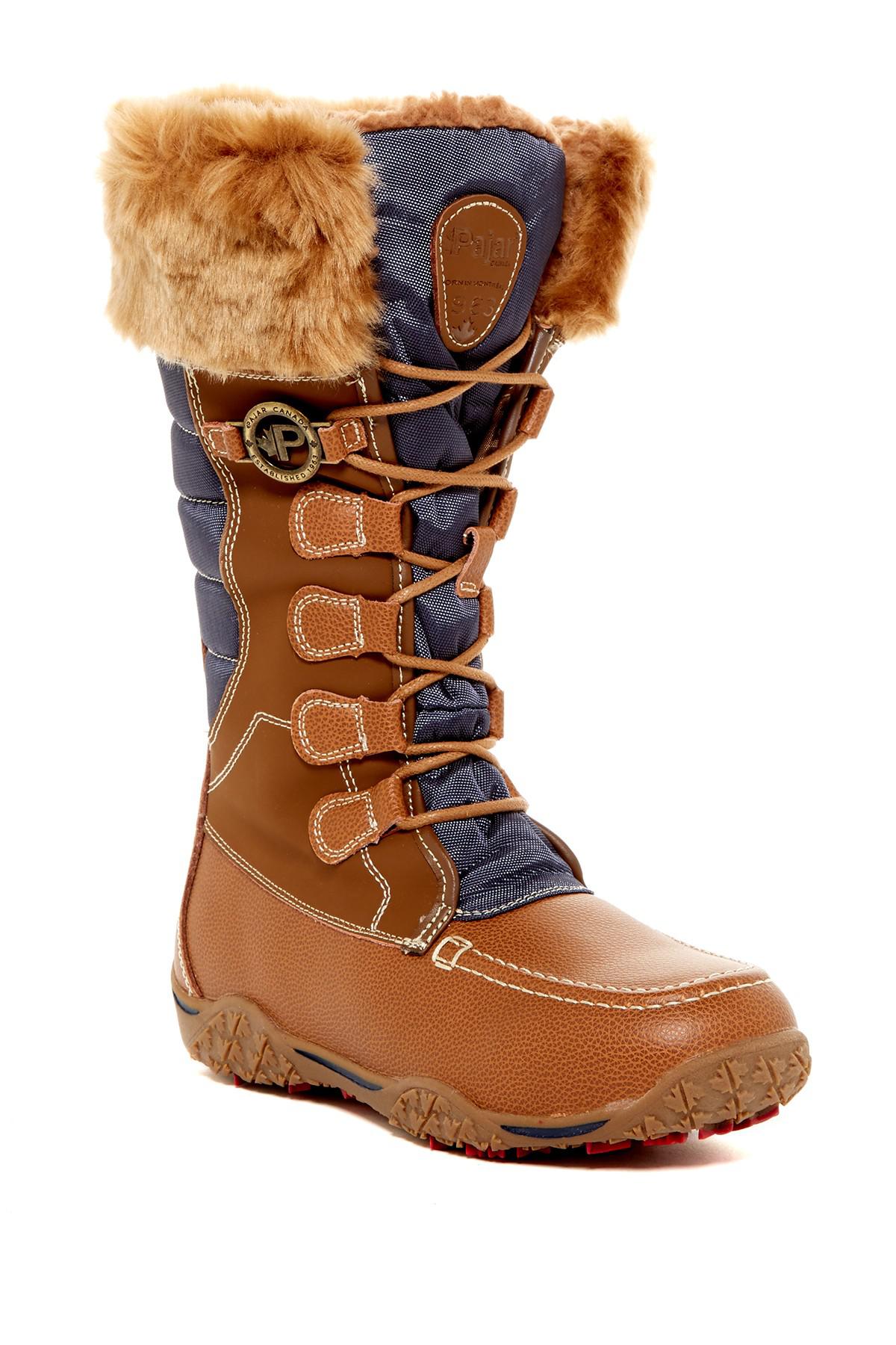 pajar temoen faux fur lined waterproof boot