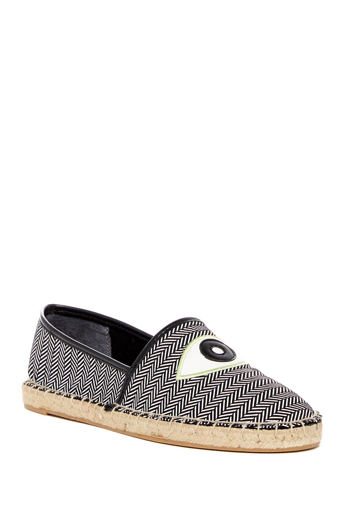 Circus by Sam Edelman Leni Evil Eye Espadrilles Flats in Black | Lyst