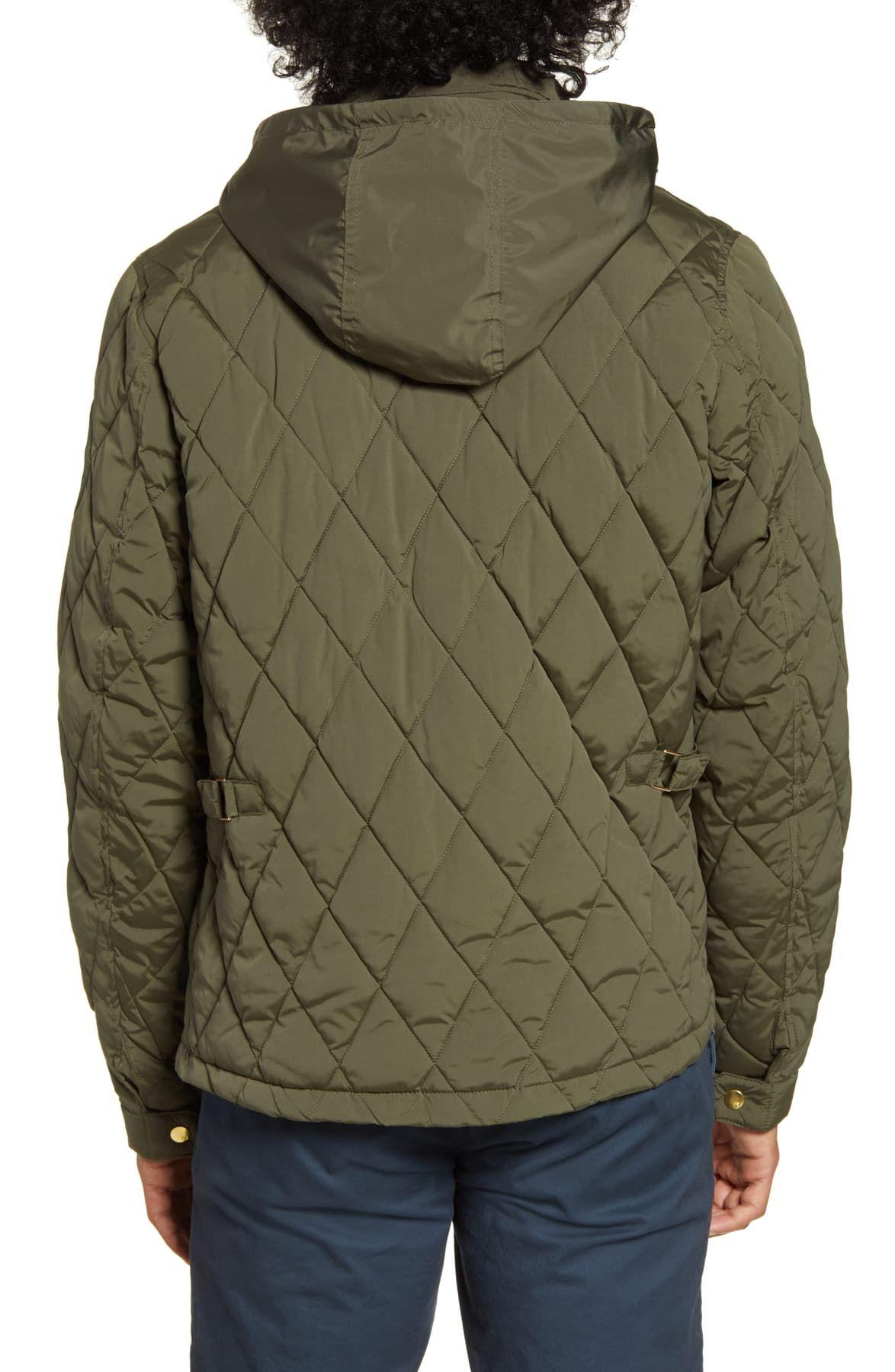 Download Scotch & Soda Hooded Lightweight Diamond Quilted Jacket in ...