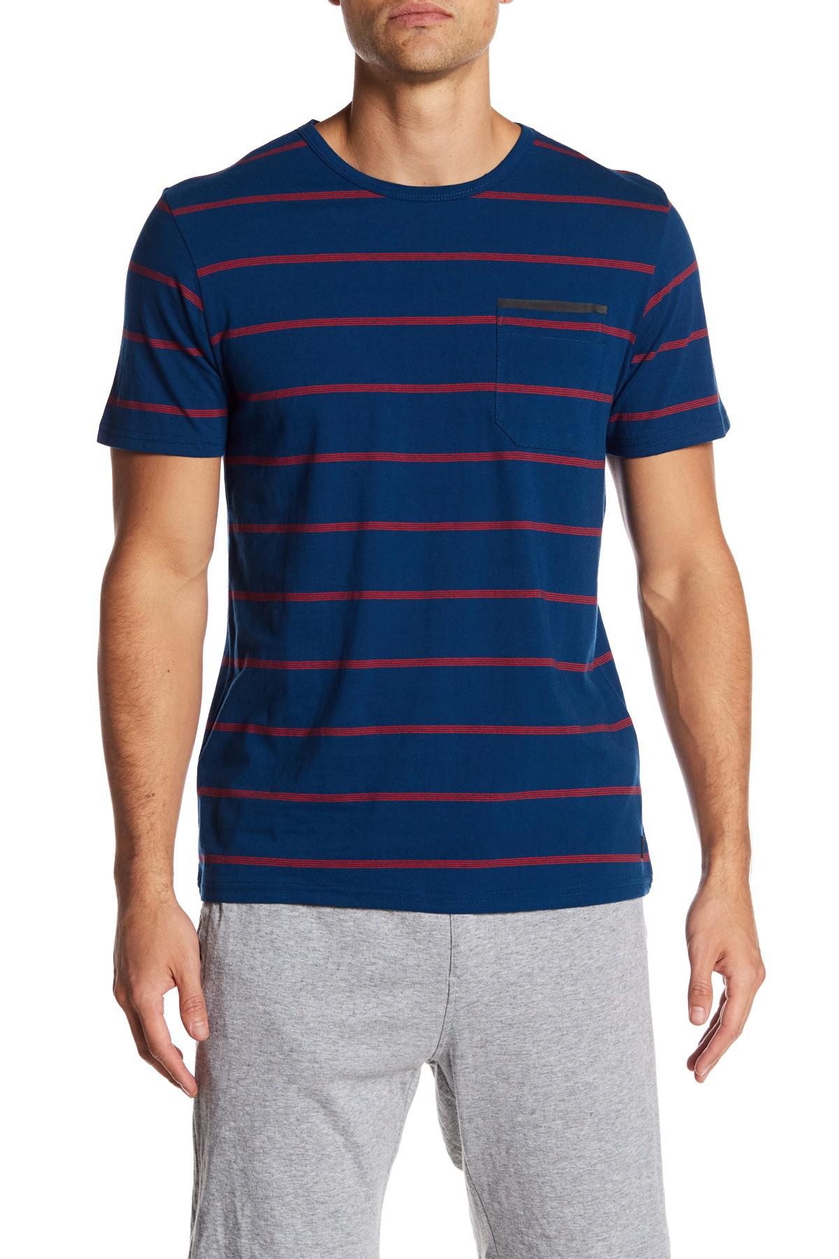 Lyst - Tavik Tracer Colorblock Stripe Shirt in Blue for Men