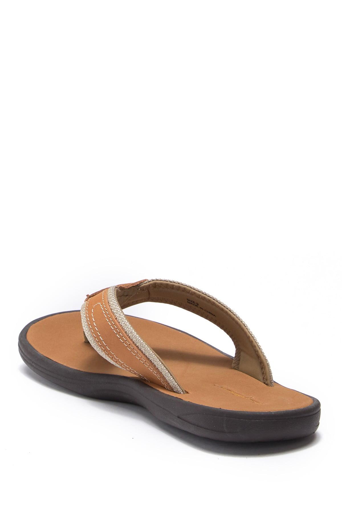 Tommy Bahama Leather Sumatraa Flip Flop in Tan (Brown) for Men - Lyst