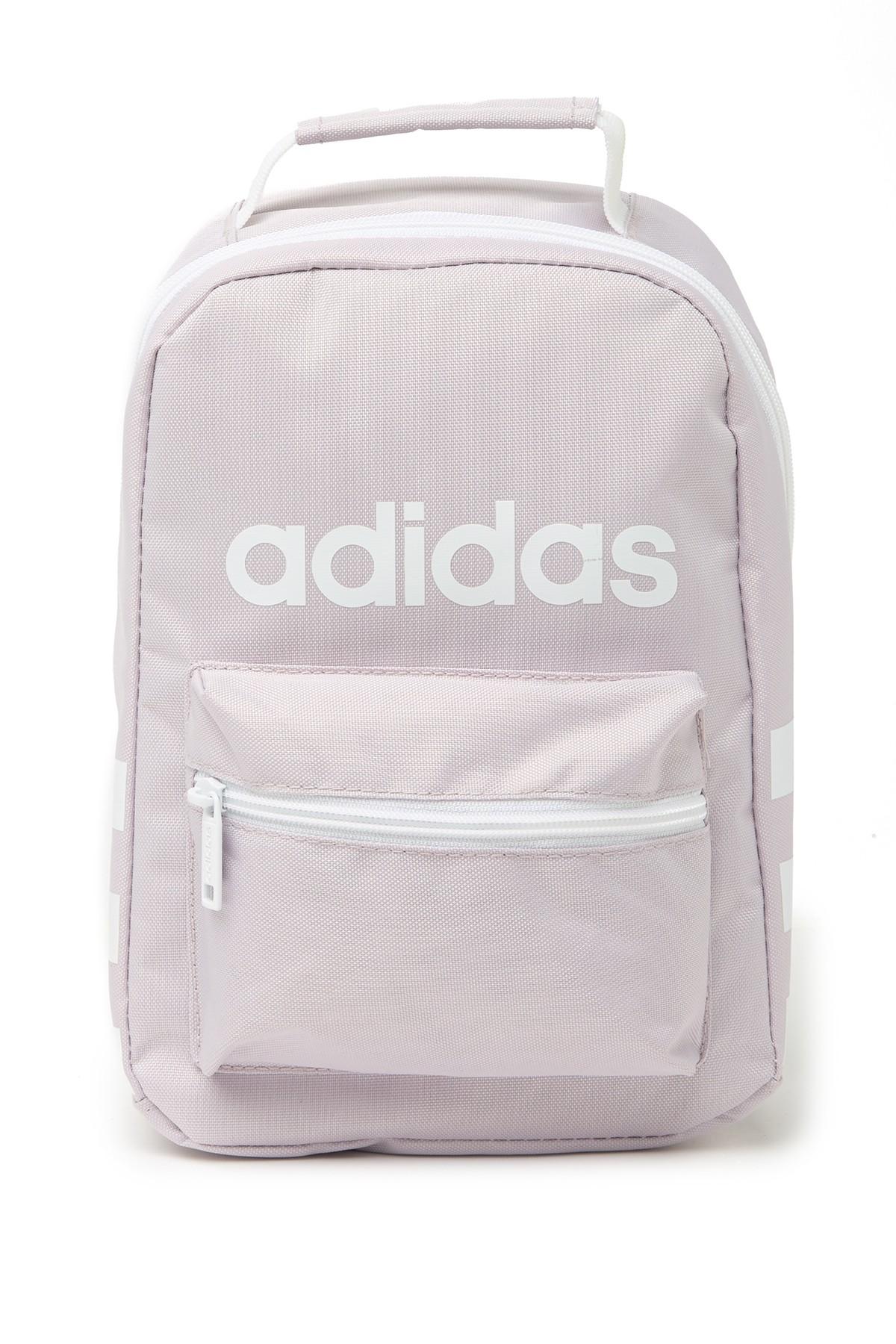 purple adidas lunch box