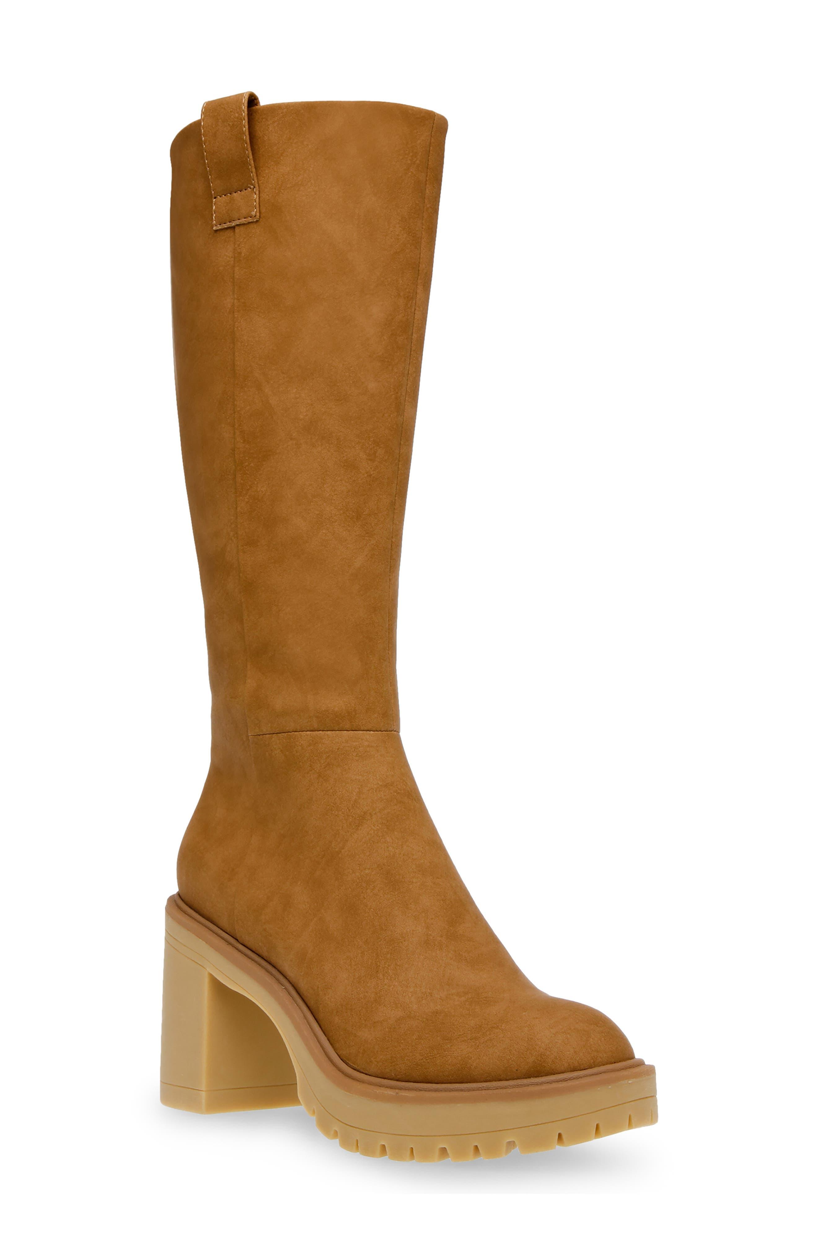 DV by Dolce Vita Jayne Platform Tall Boot in Brown Lyst