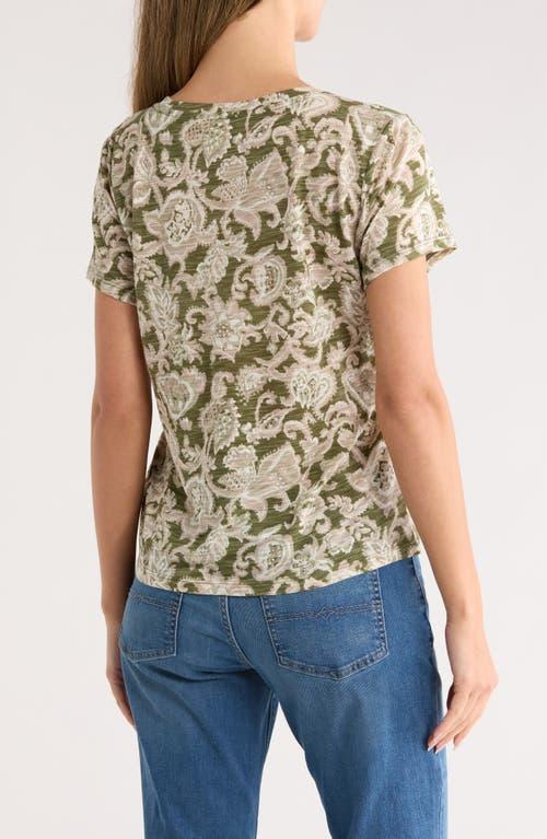 売れ筋商品|||ラッキーブランド カットソー トップス レディース Women's Lucky Lounge Classic Crewneck T-Shirt Sage Lucky Brand Women's Classic Crew, Navy Combo at Amazon
