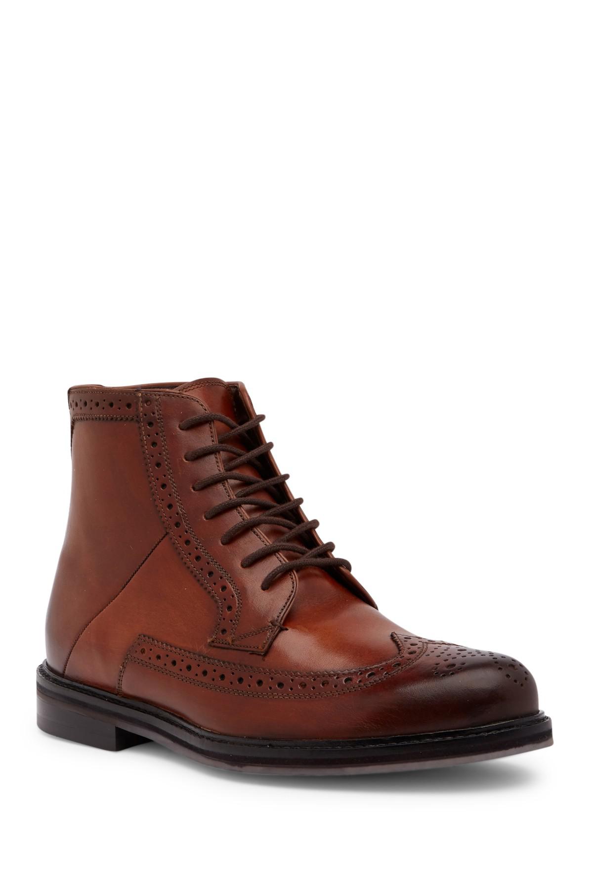 Lyst Ted Baker Miylan 3 Leather Boot in Brown for Men