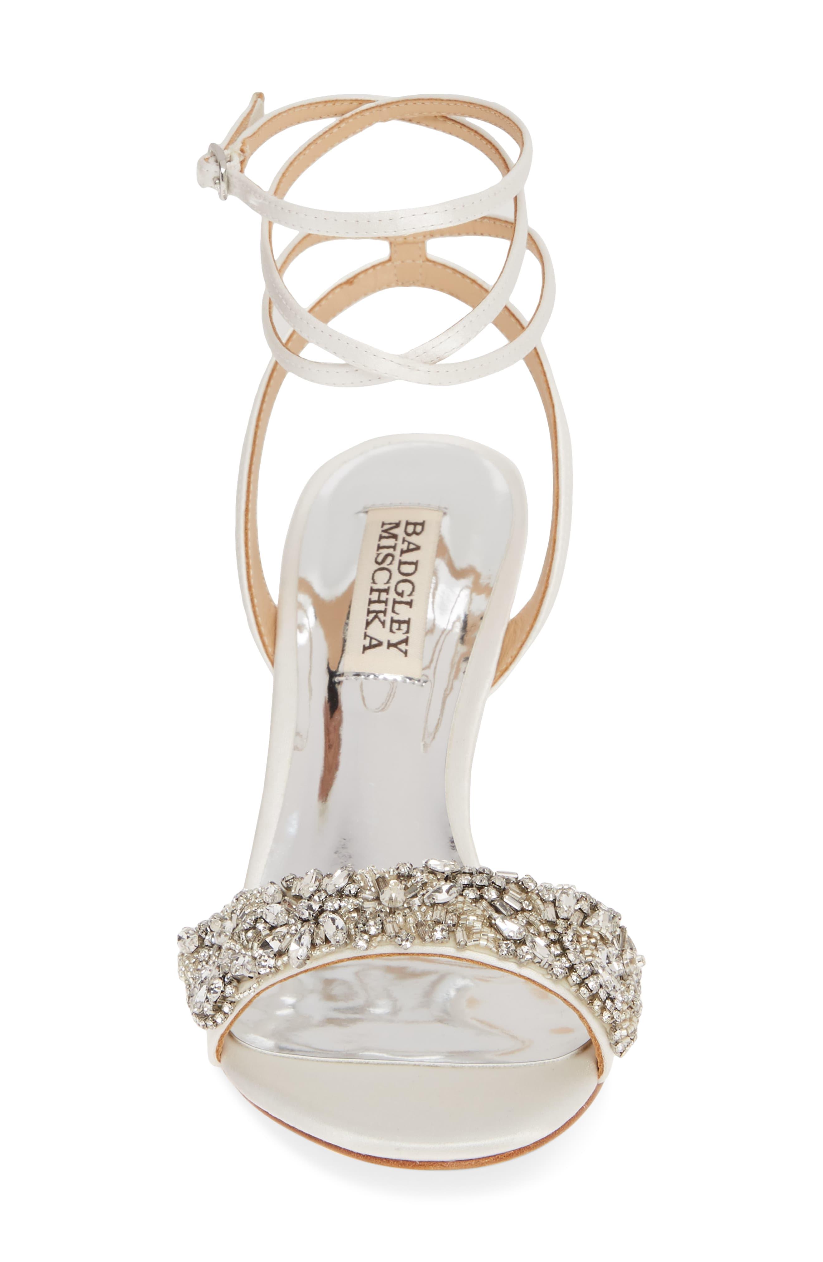 badgley mischka jen ankle strap sandal