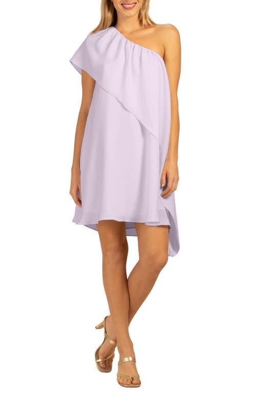 trina turk asymmetrical dress Trina Turk Pink Floral One Shoulder Asymmetrical Silk Top