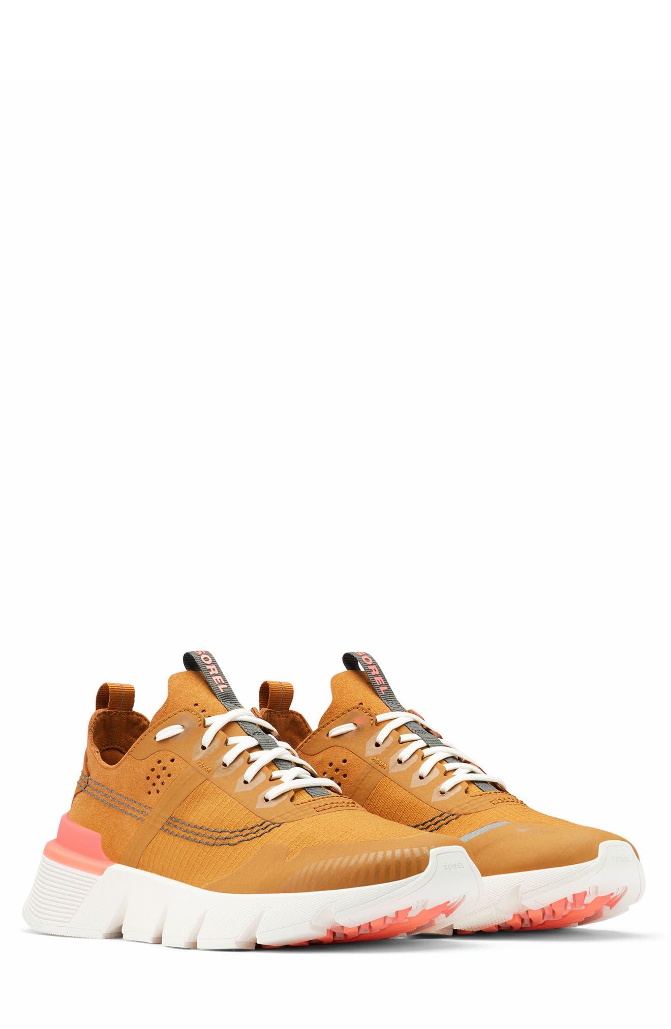 Sorel Kinetic Rush Ripstop Sneaker In Burnished Amber Coral Glow At  Nordstrom Rack | Lyst