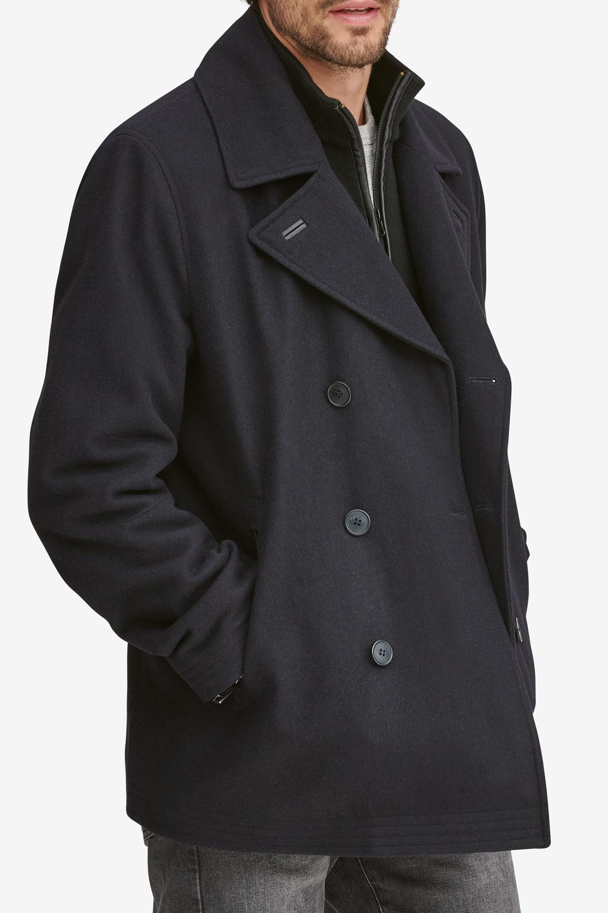 andrew marc emmett double breasted peacoat