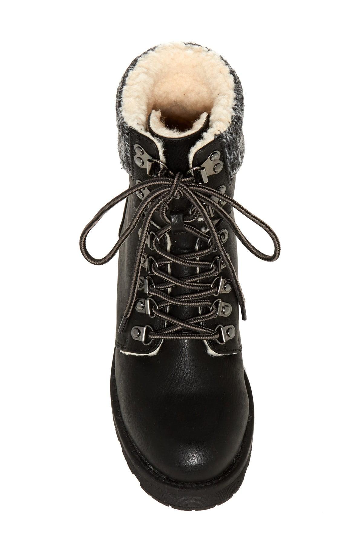 mia maylynn shearling trim boot