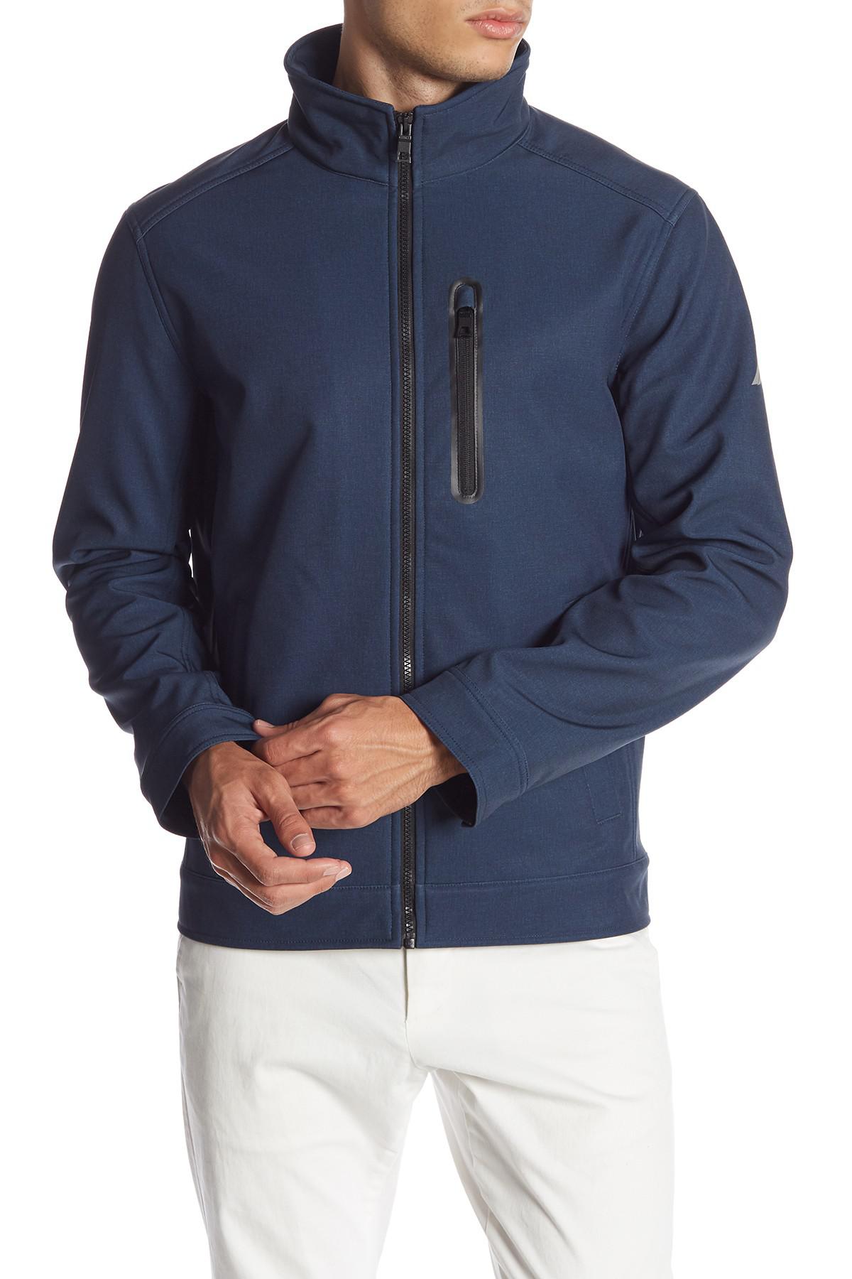 blue soft shell jacket