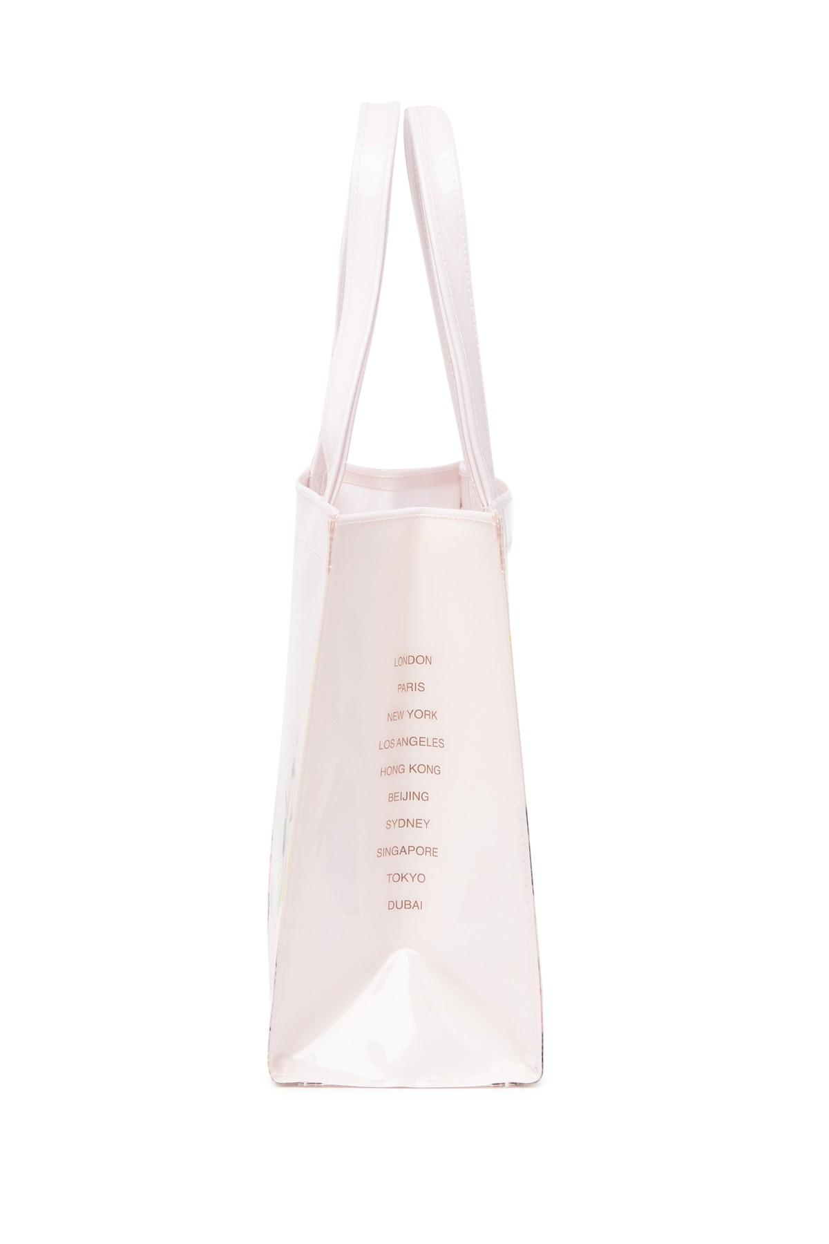ted baker pink plastic bag