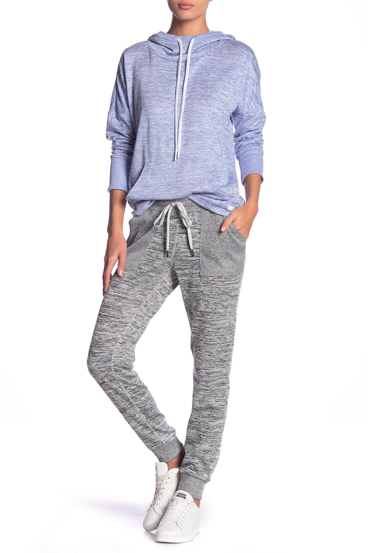 Marc New York Synthetic Marled Knit Long Jogger Sweats in Grey (Gray ...