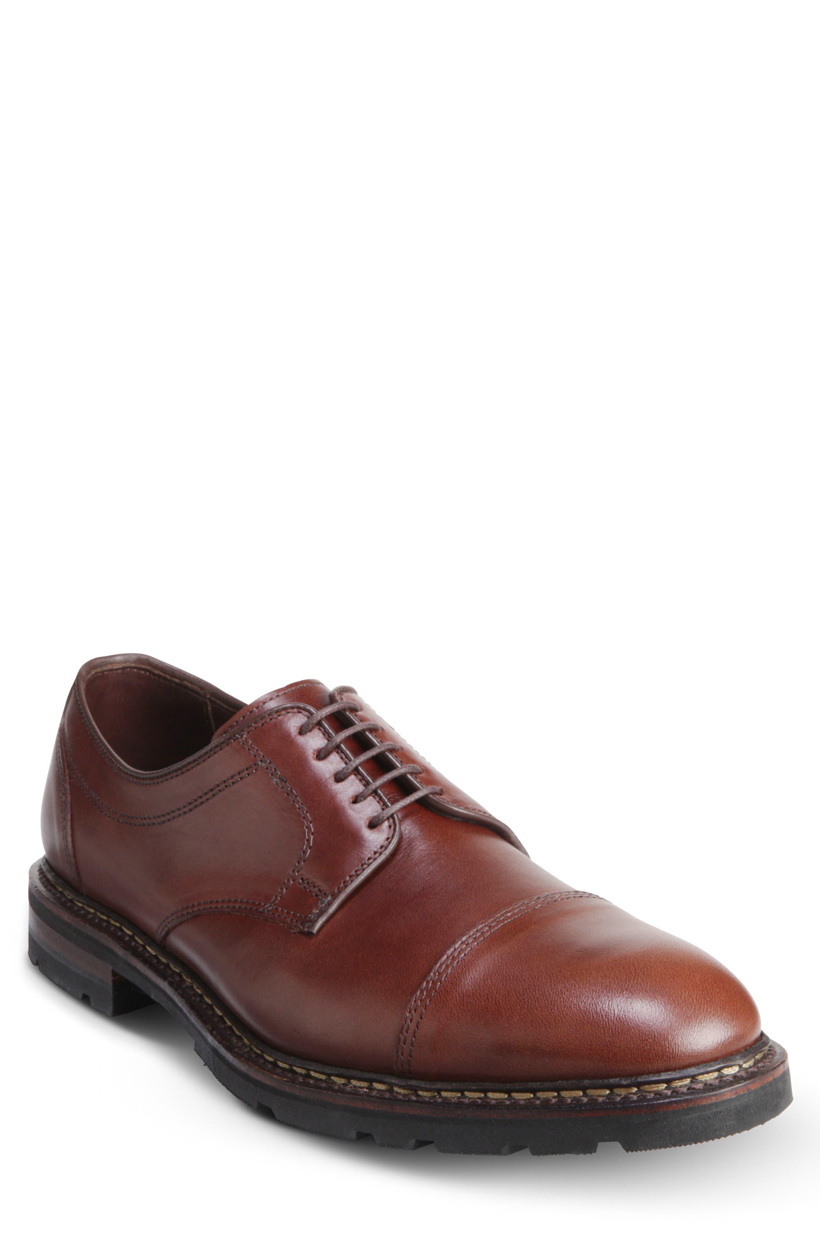 Allen edmonds cap toe derby Clearance