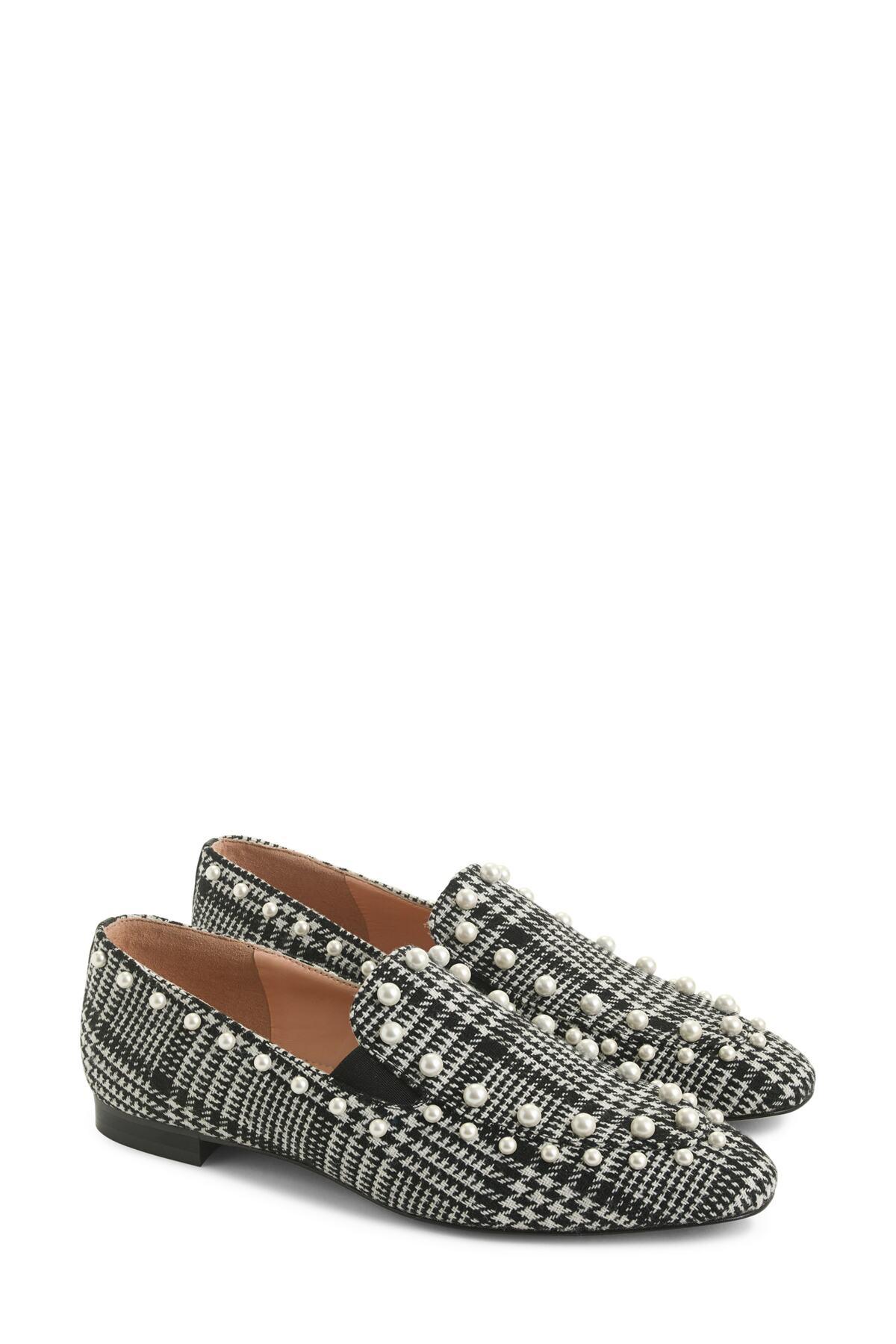 studded suede loafers