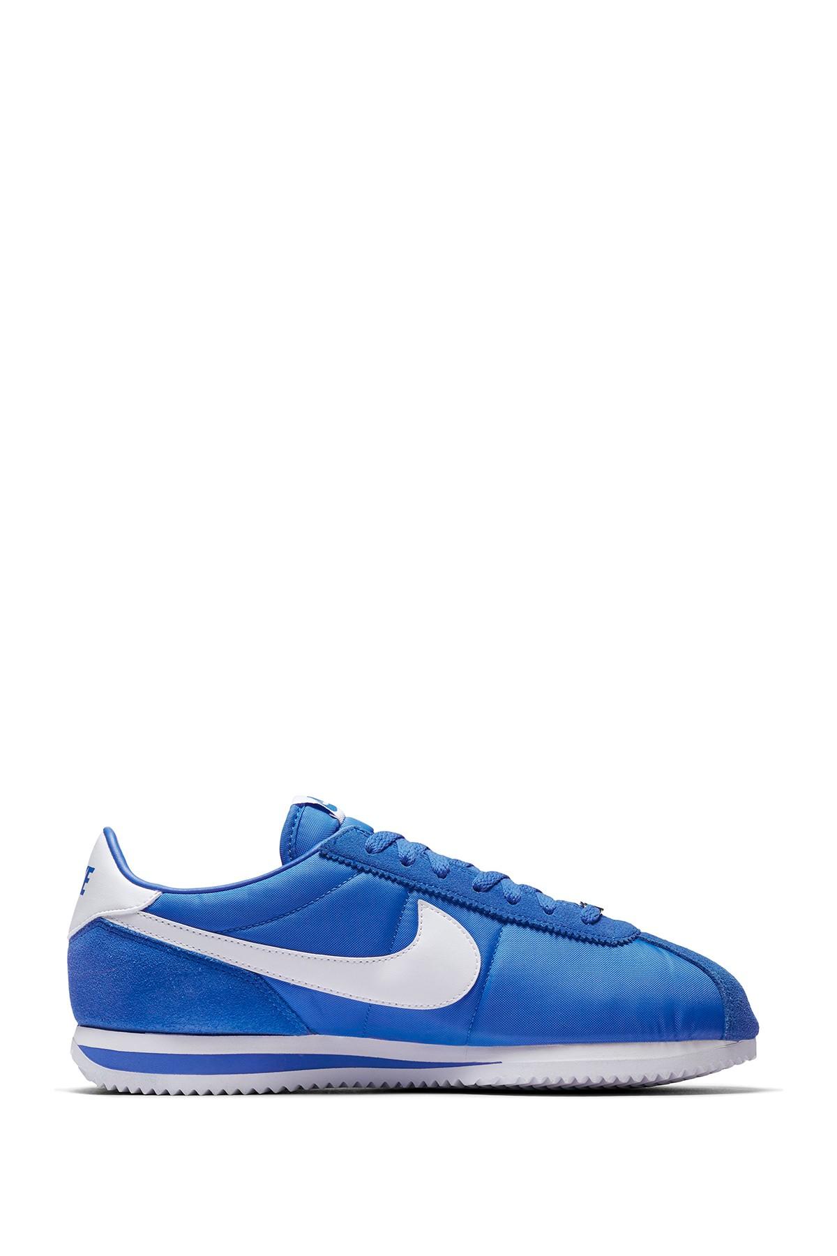 Nike Synthetic Cortez Nylon (signal Blue/white) Classic Shoes for Men | Lyst