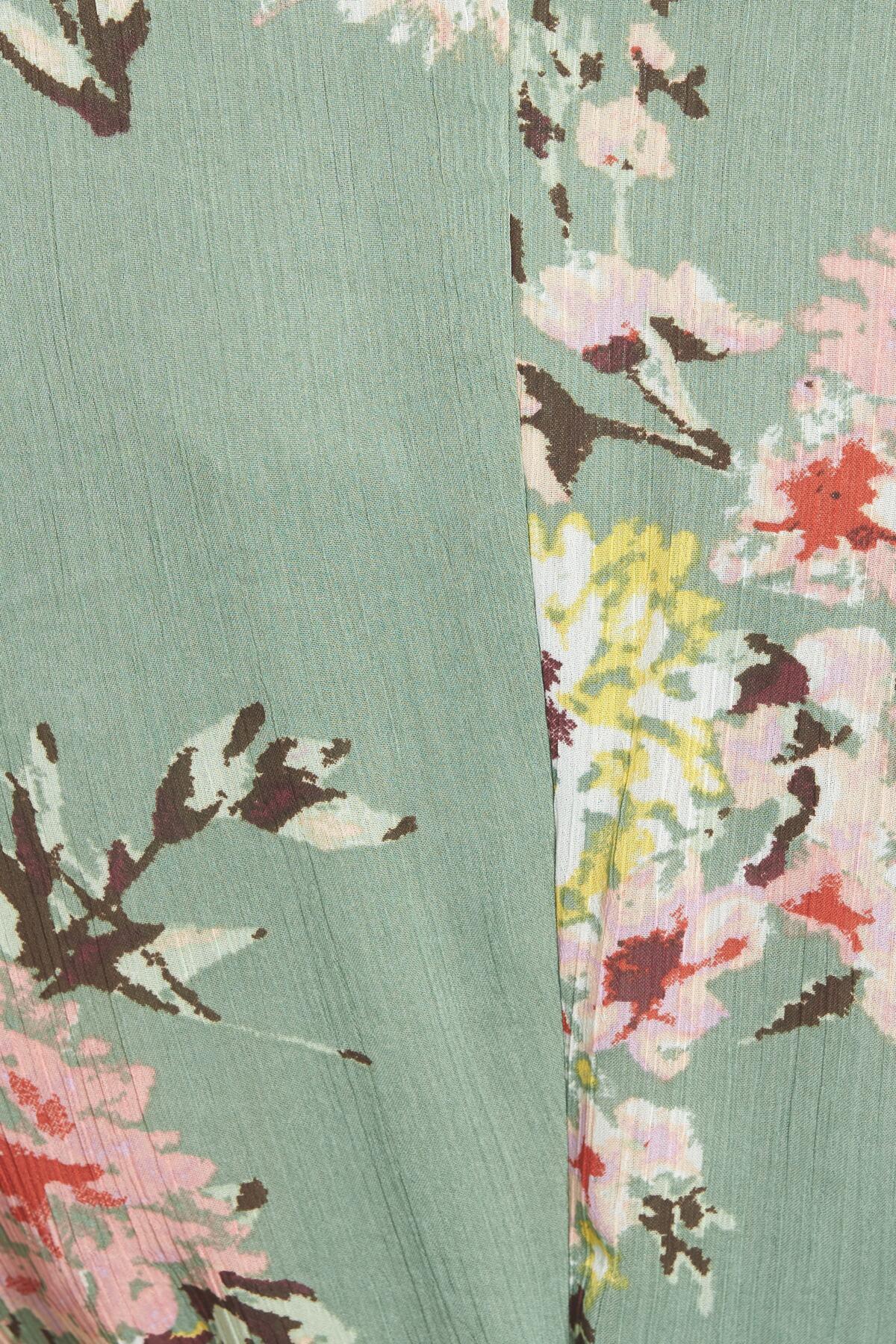 love fire tiered wrap dress