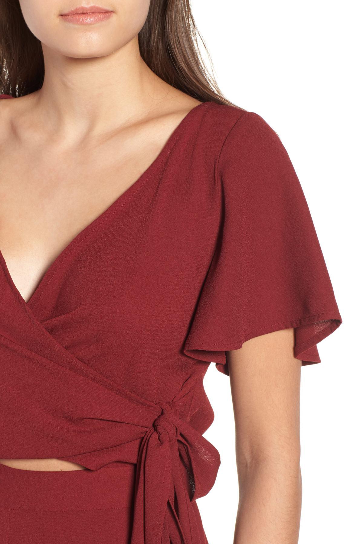 leith surplice jumpsuit