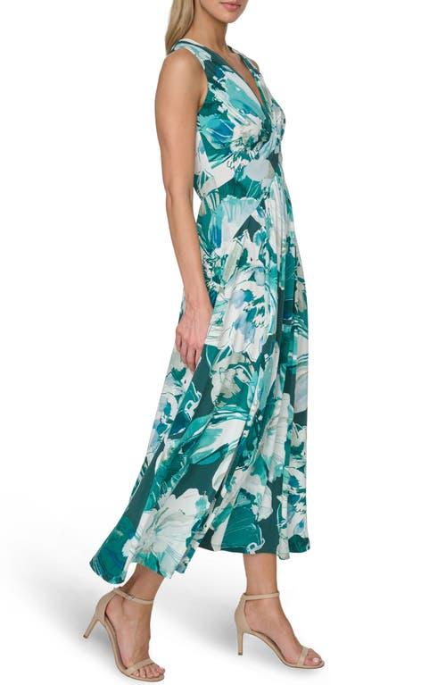 calvin klein jersey maxi dress Calvin Klein Maxi Dress Viscose in Metallic