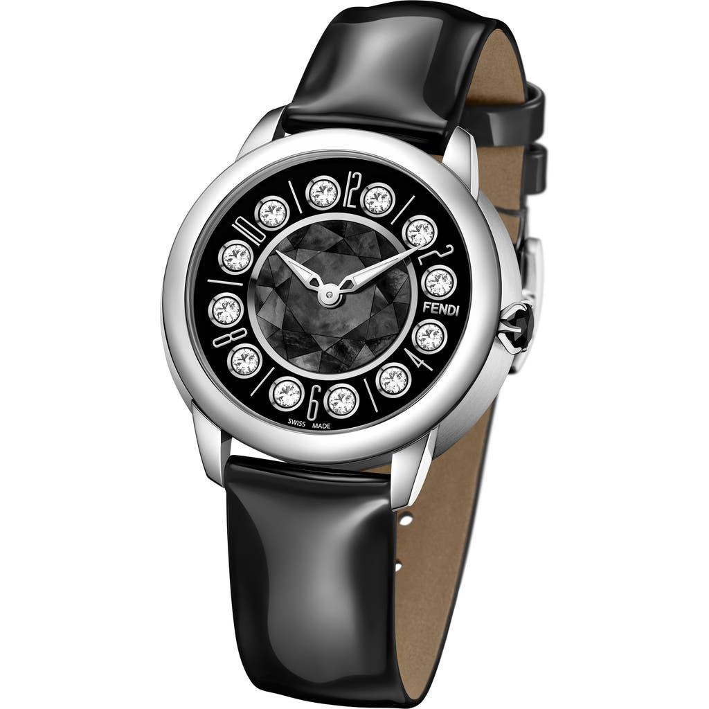 Fendi rotating gemstone watch deals