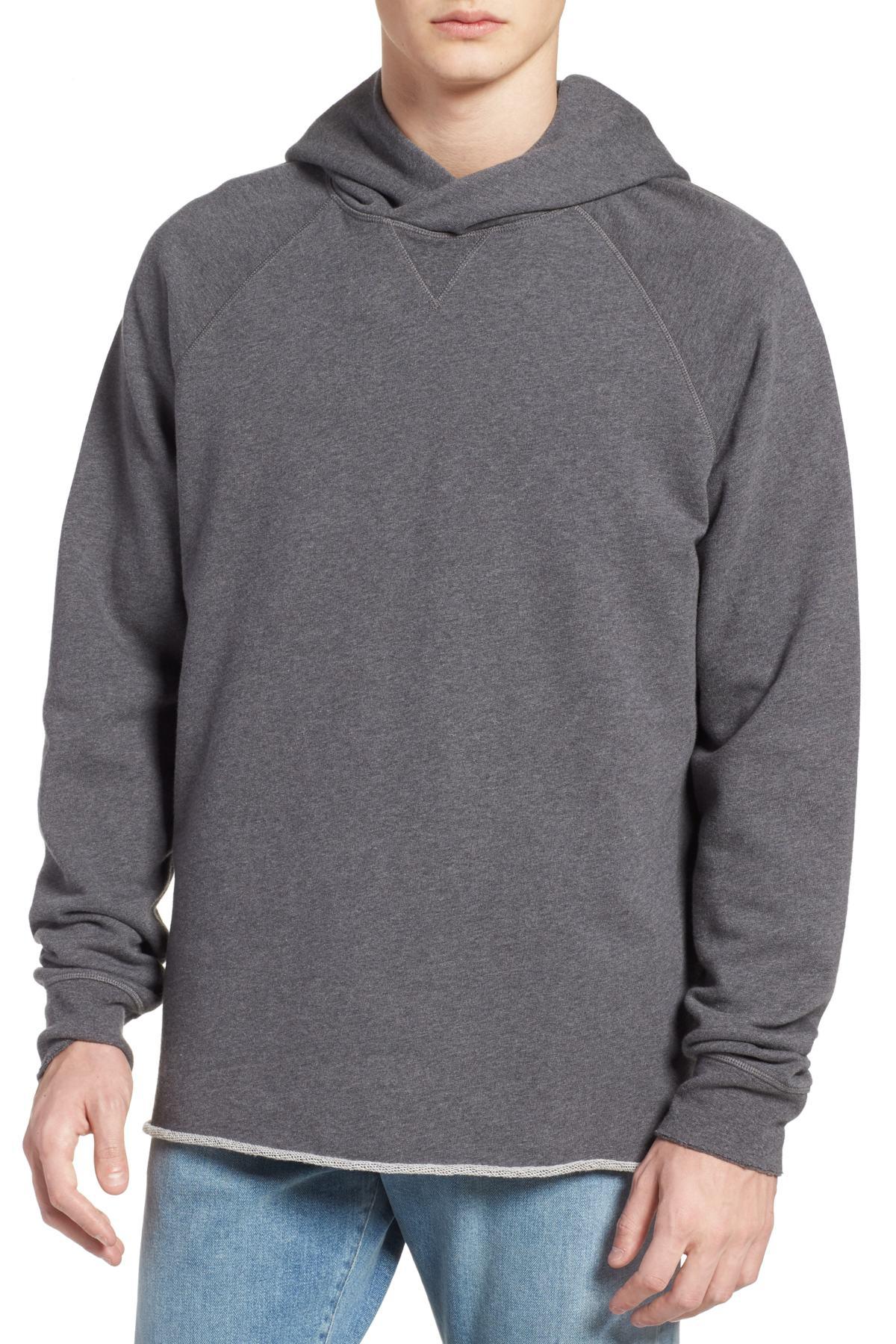 levis unhemmed hoodie