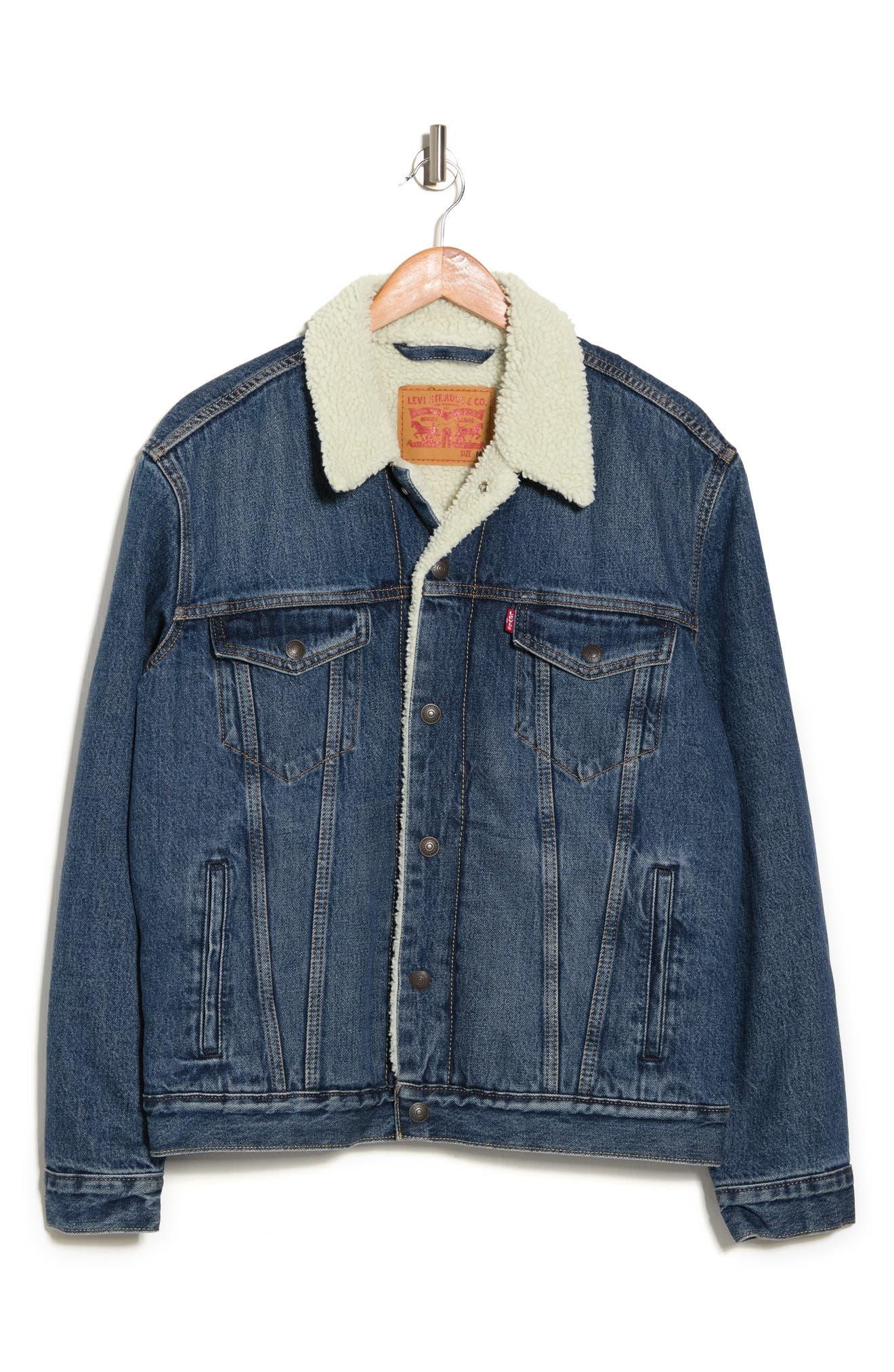 Levi's Levi's Type 3 Faux Fur Trimmed Trucker Jacket In Television ...