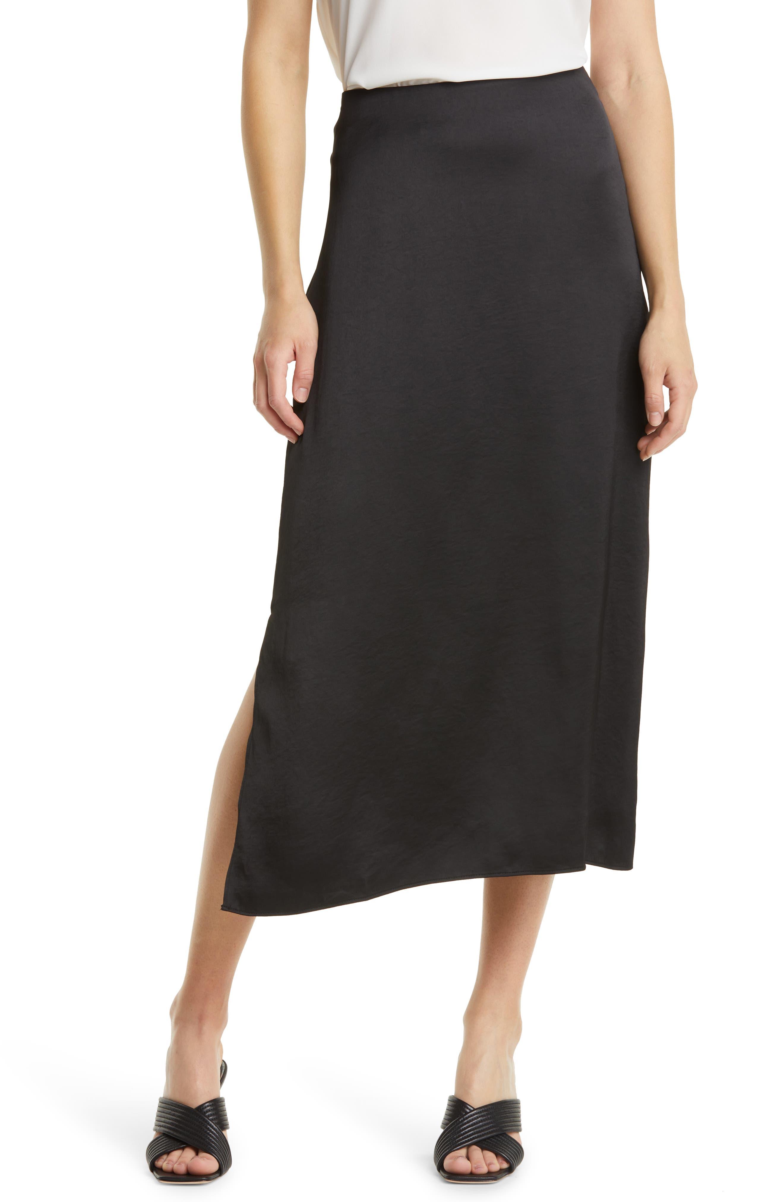 Metallic pleated midi skirt cheap halogen