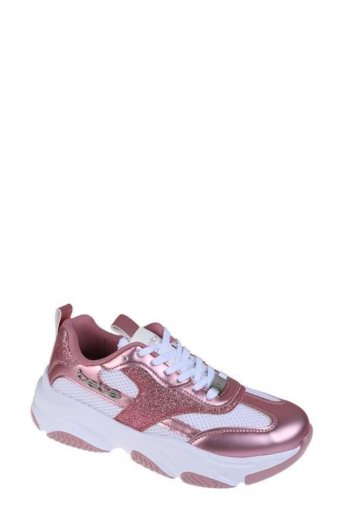 bebe rose gold sneakers