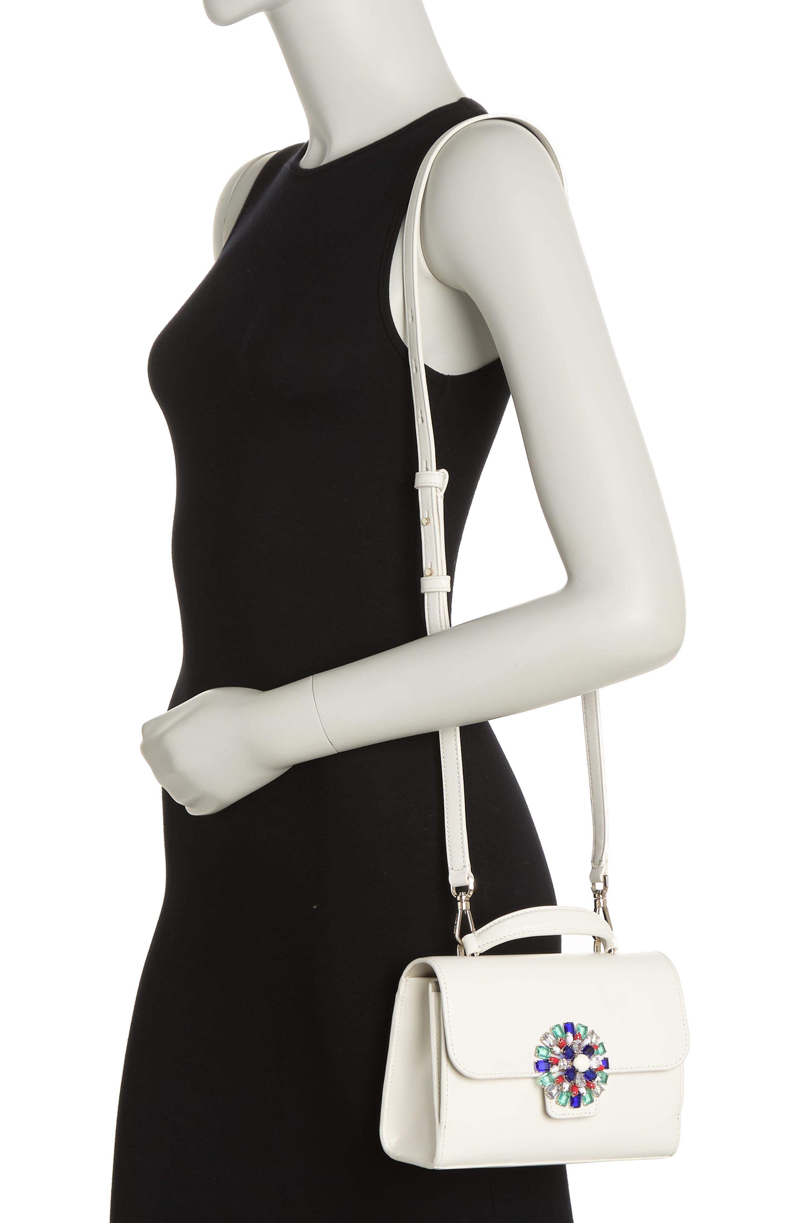 Kate Spade Lovitt Firework Buckle Small Top Handle Bag in White Lyst