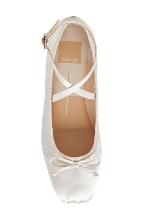 Dolce Vita Reily Ballet Flat in White Lyst