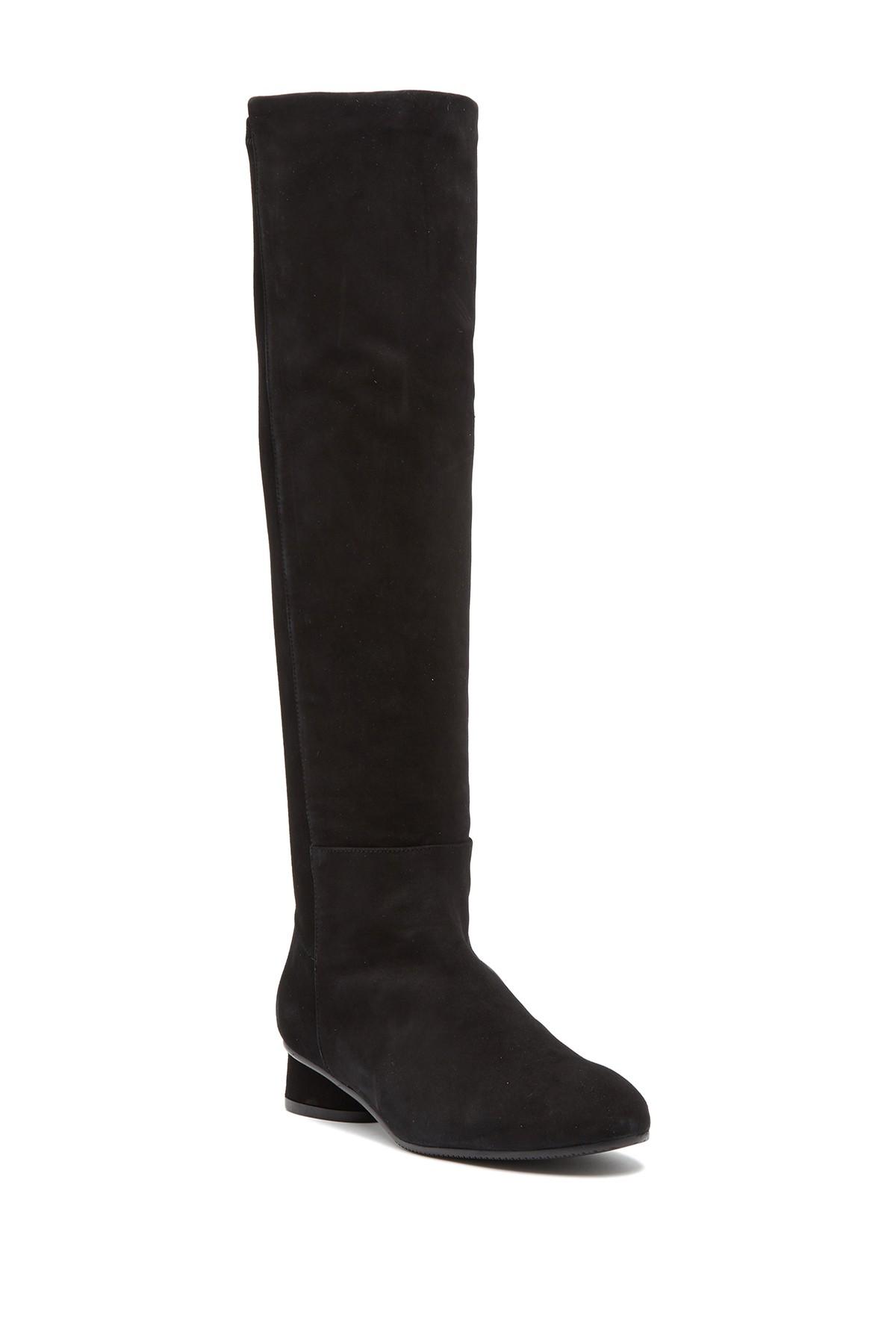 Stuart Weitzman Suede Eloise Over-the-knee Boot in Black - Lyst