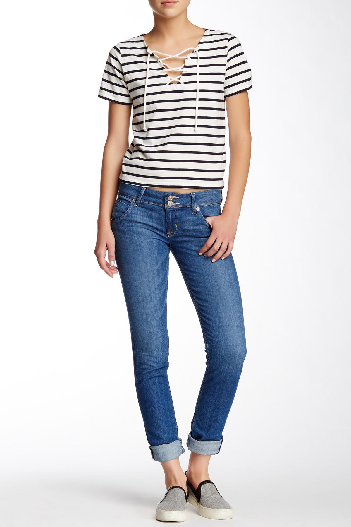 Hudson Jeans Cotton Collin Flap Skinny 