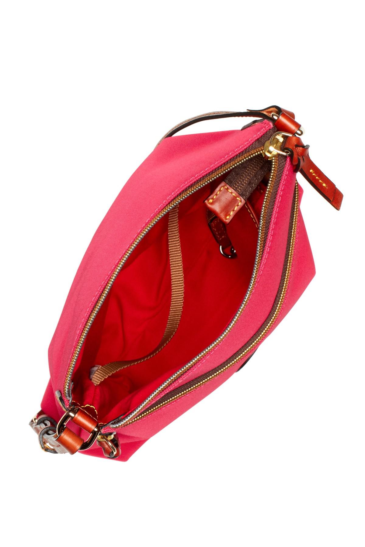 Dooney & Bourke Fabric Crossbody Bag in Pink Lyst