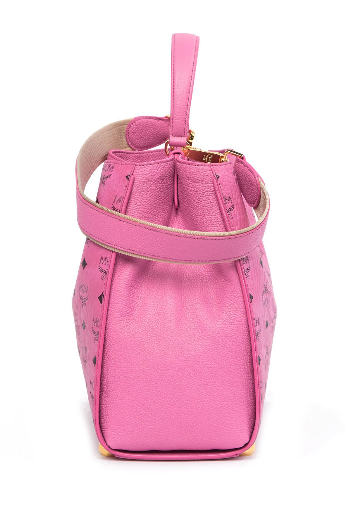MCM Shoulder Bag in Pink Lyst