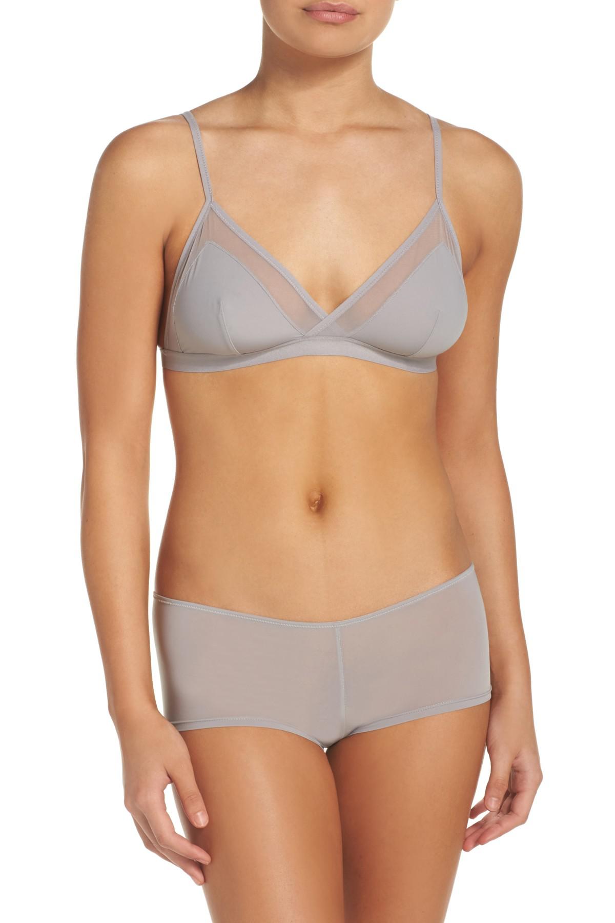 Madewell Synthetic Micro Mesh Bralette Lyst