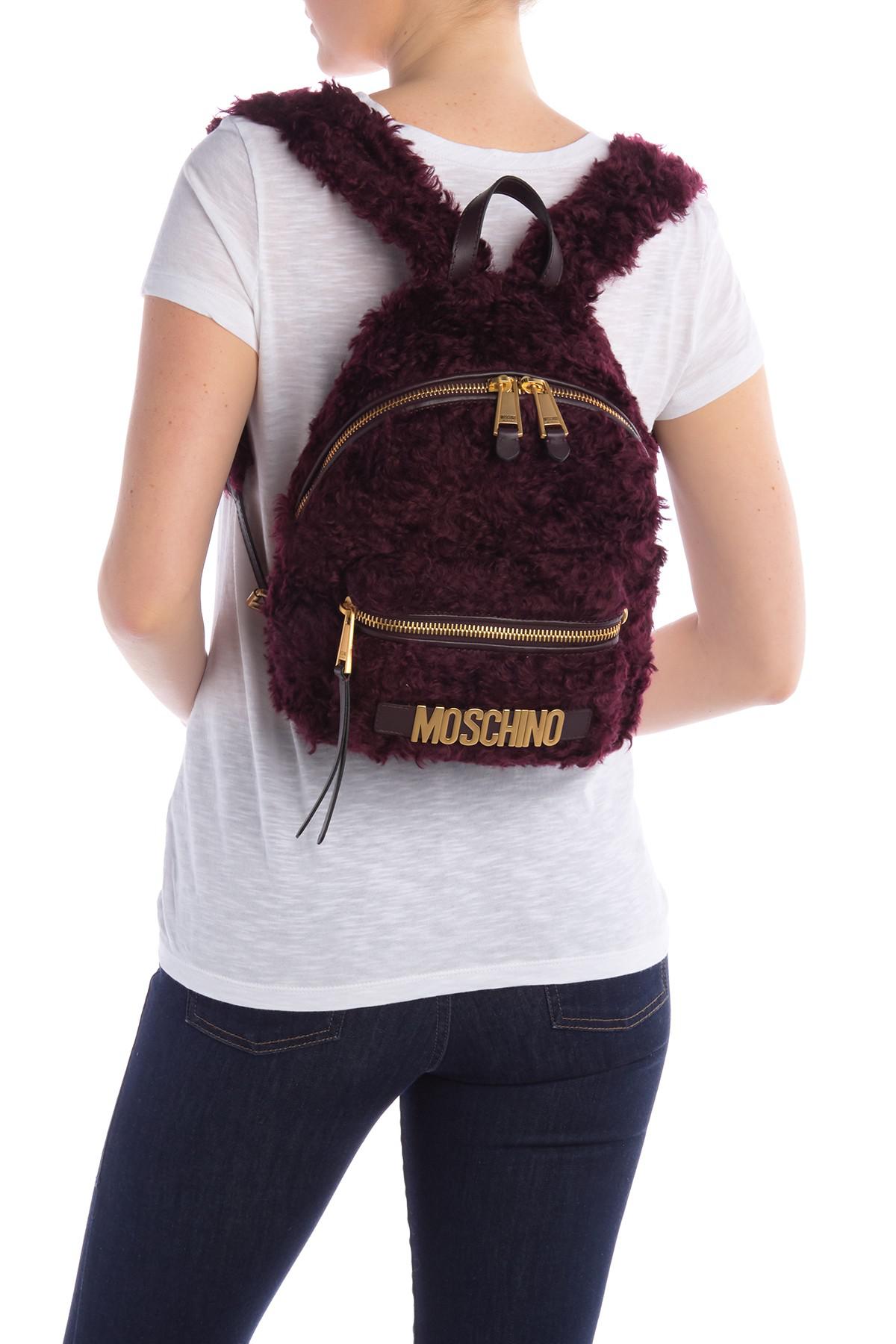 Moschino Mohair Backpack - Lyst