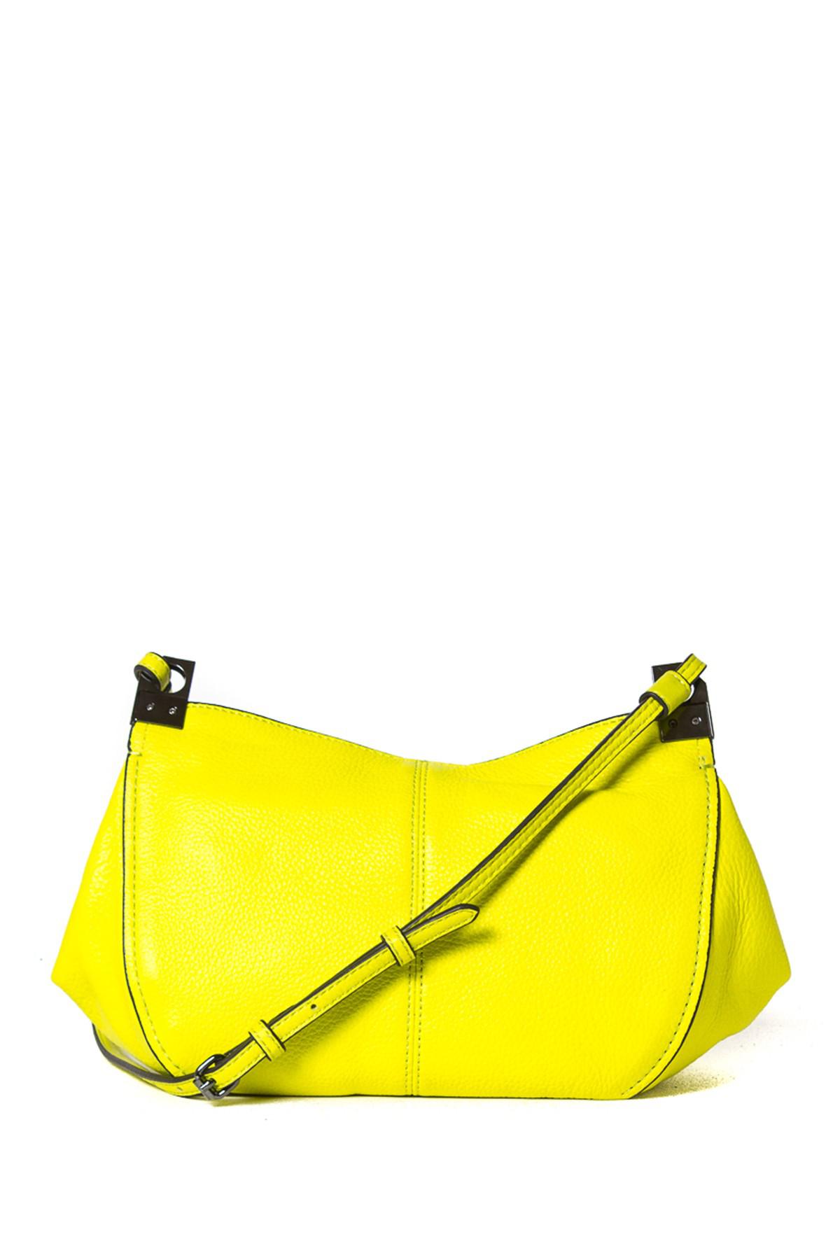 Aimee Kestenberg Oliver Leather Studded Crossbody Bag in Yellow - Lyst