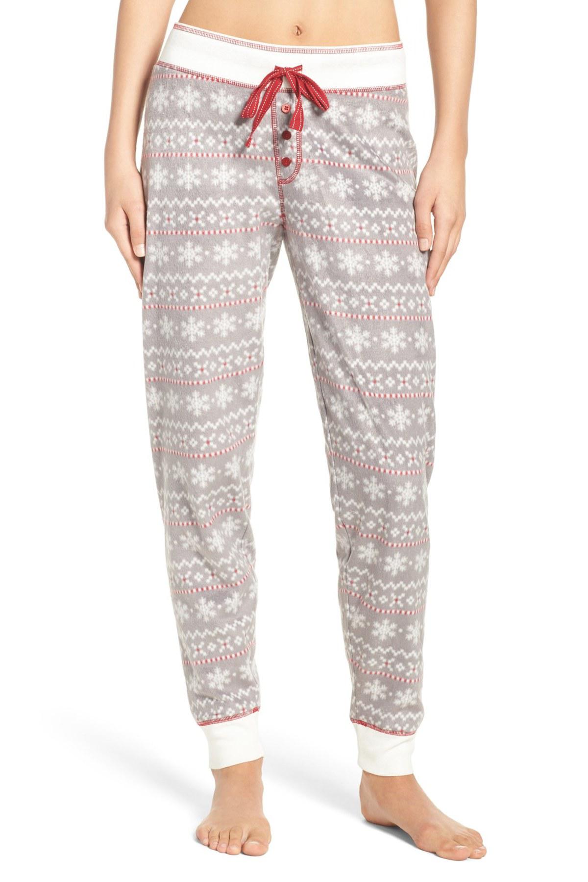 black polar fleece lounge pants essentials