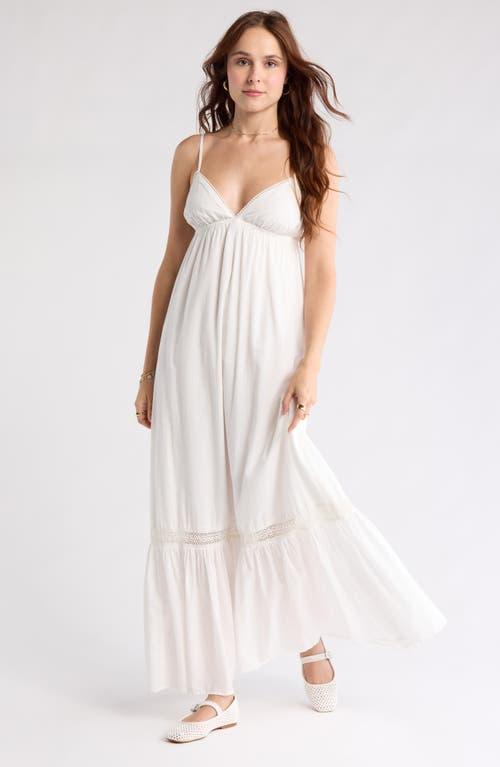 abound maxi dress Abound Cotton Maxi Dress in Blue Empire at Nordstrom Rack, Size Large