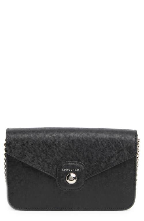 Longchamp Go Wallet On A Chain in Gray Lyst