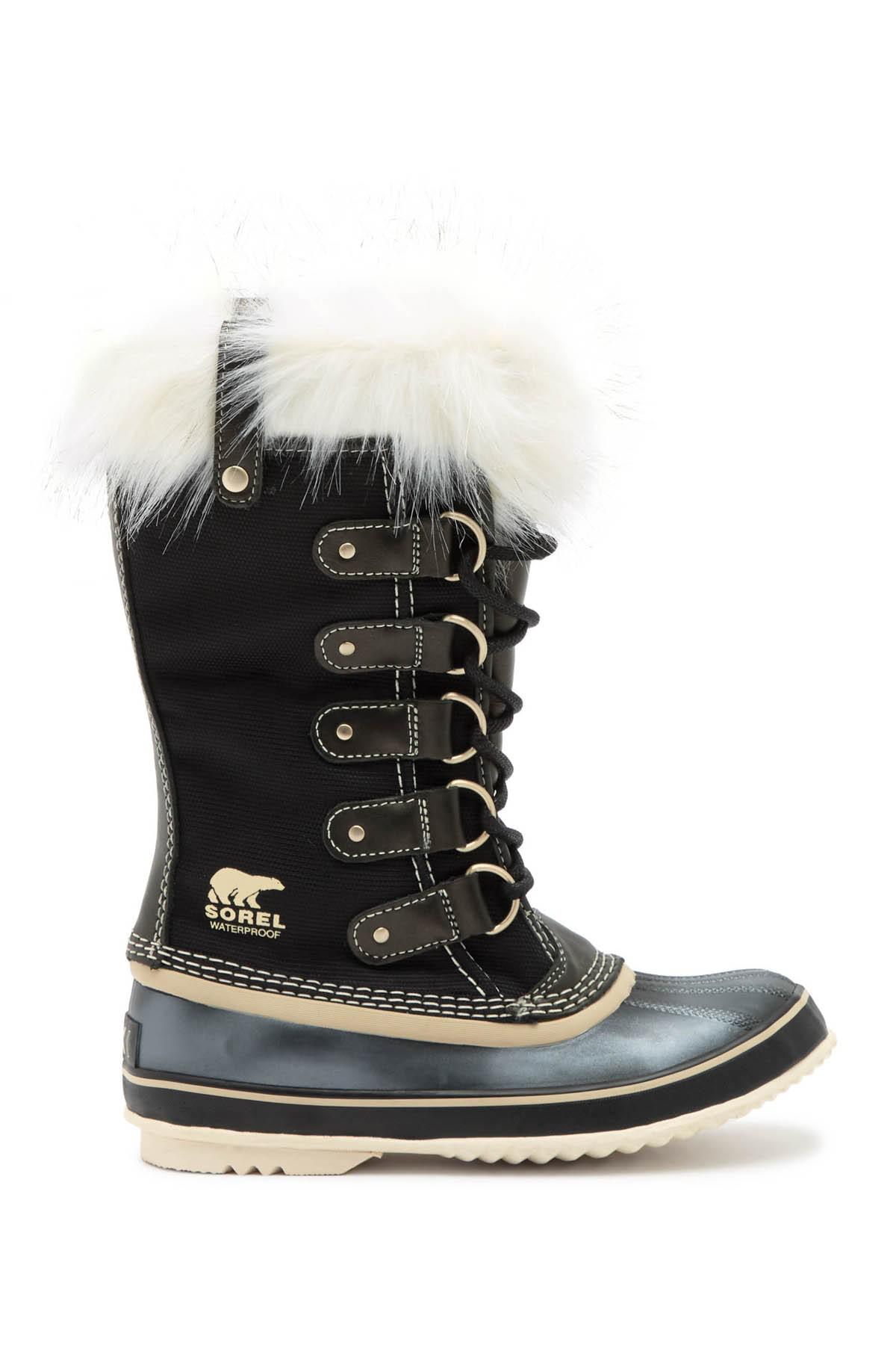 sorel faux fur boots