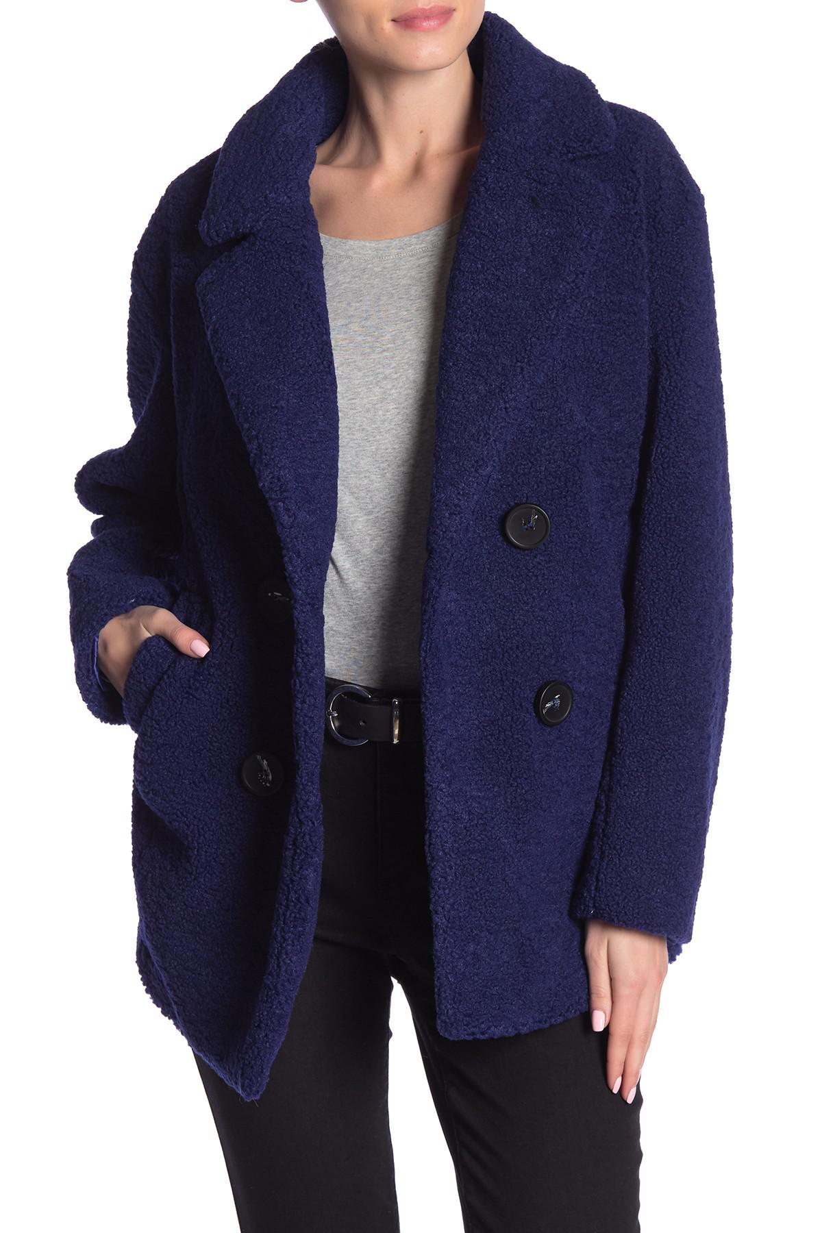 French connection short teddy faux fur jacket Clearance