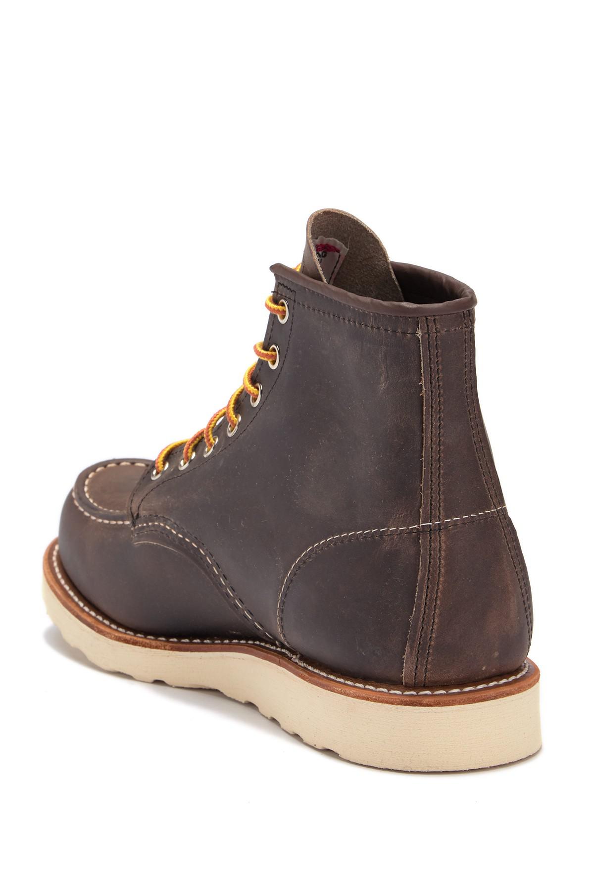 red wing moc toe factory second