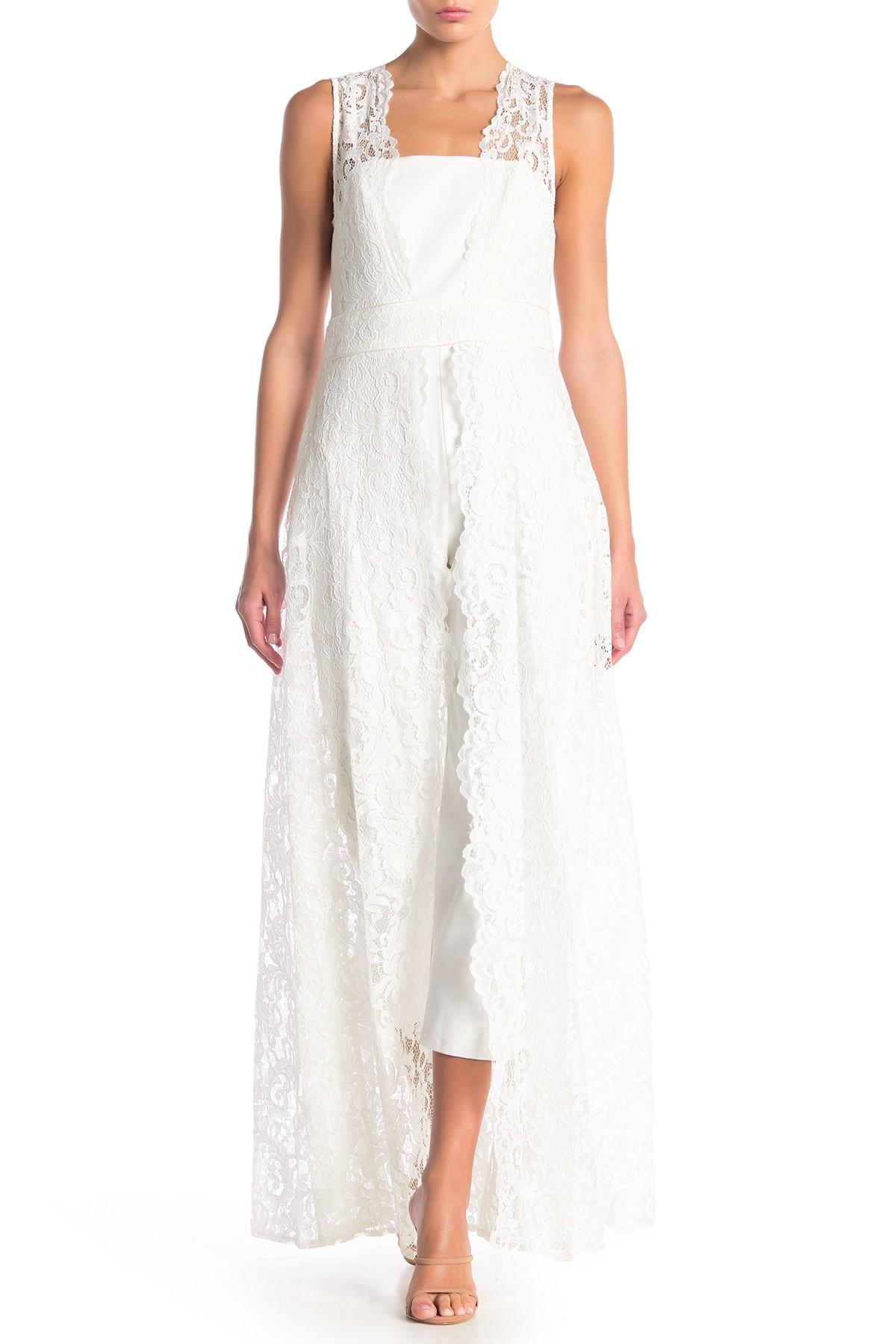 overlay jumpsuit