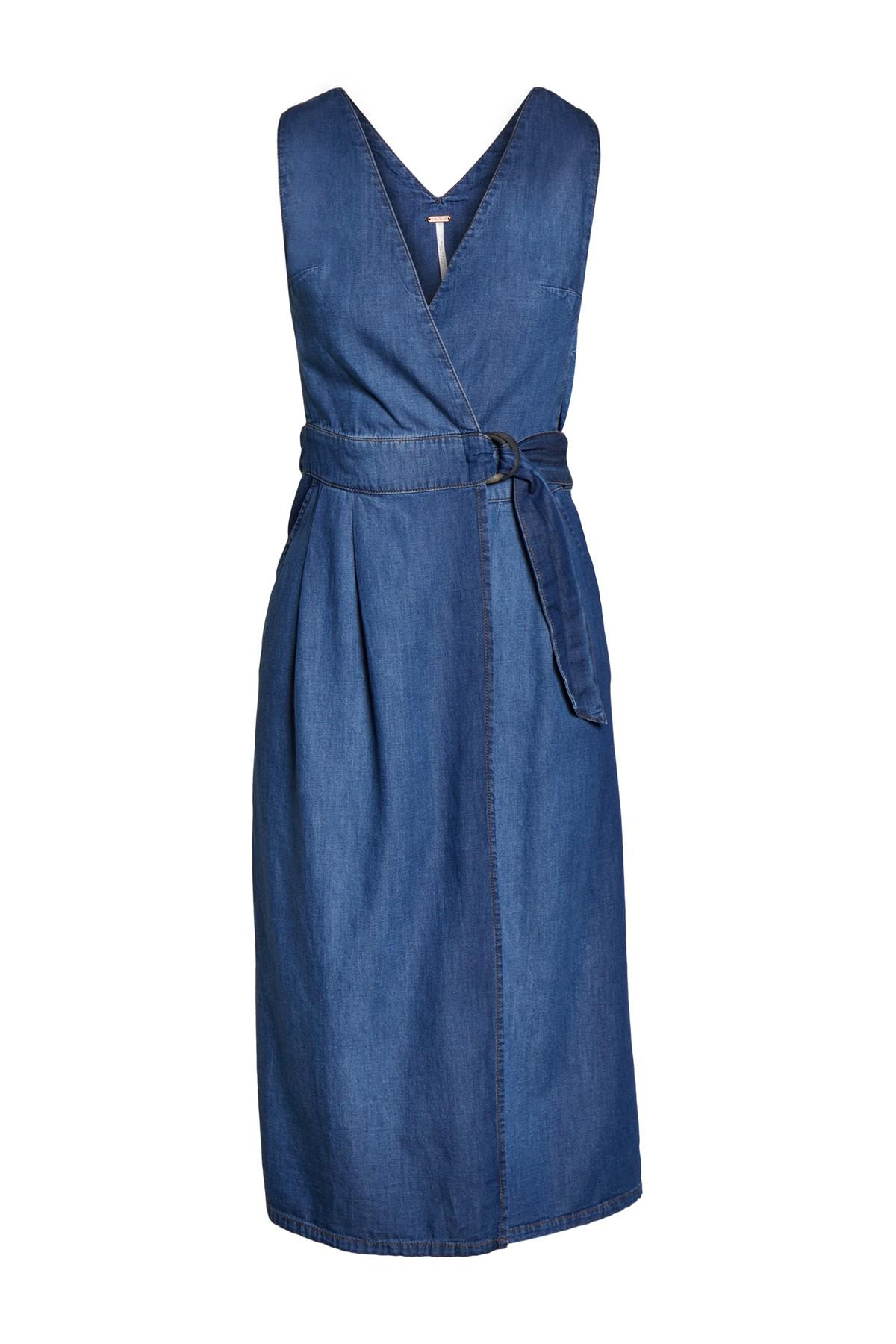 free people keeping my cool denim dress