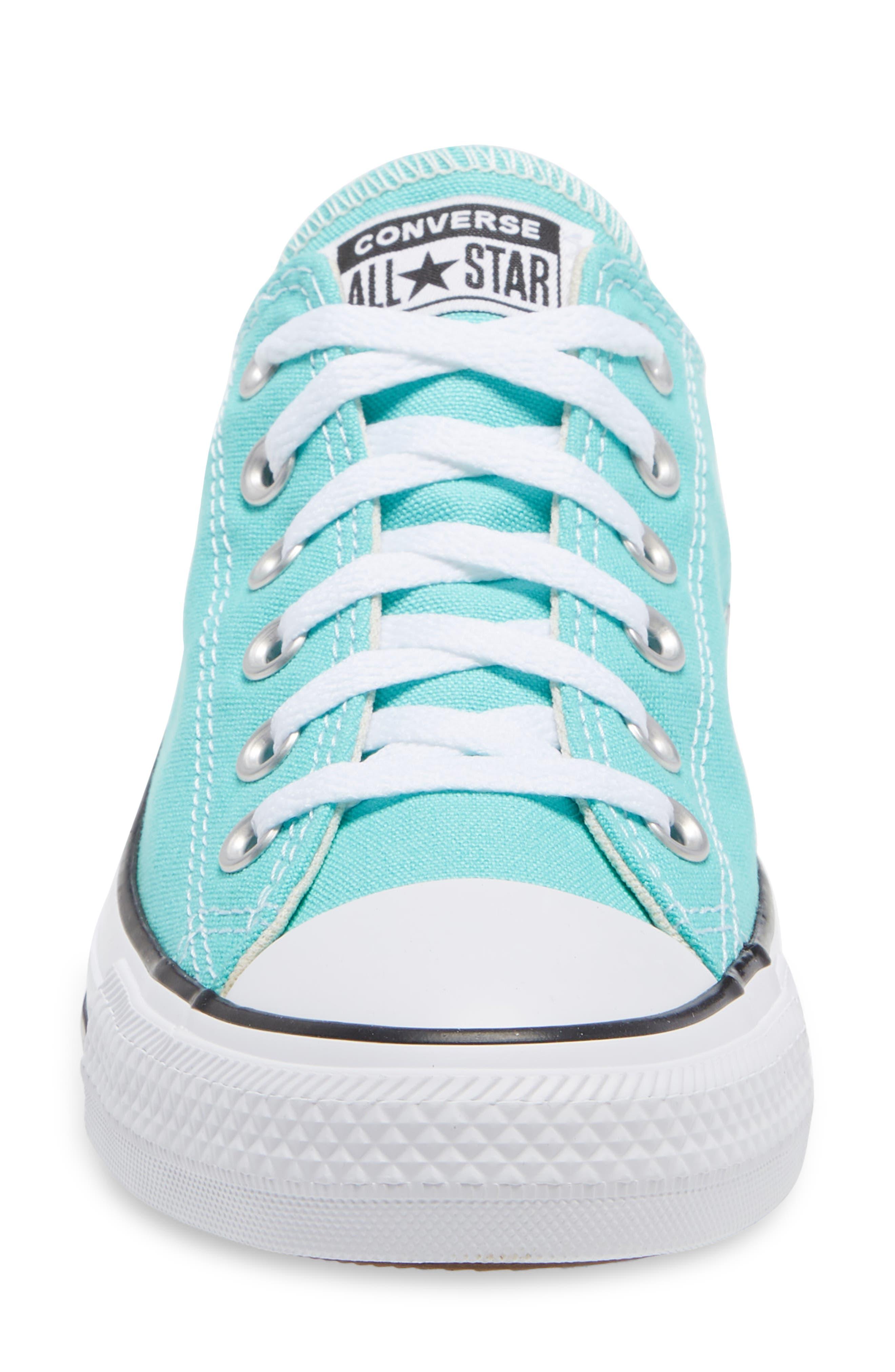 Converse Canvas Chuck Taylor® All Star® Seasonal Ox Low Top Sneaker In  Electric Aqua At Nordstrom Rack in Blue - Lyst