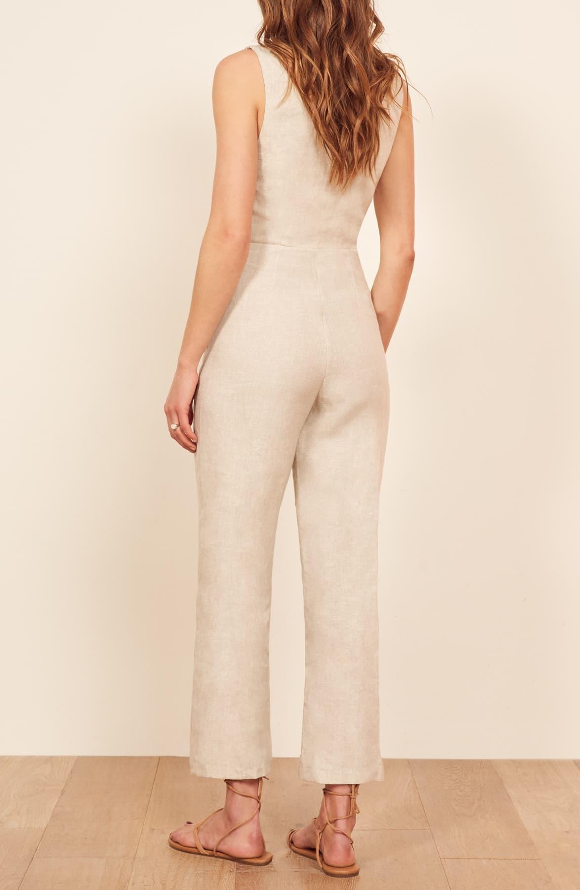 reformation vera jumpsuit