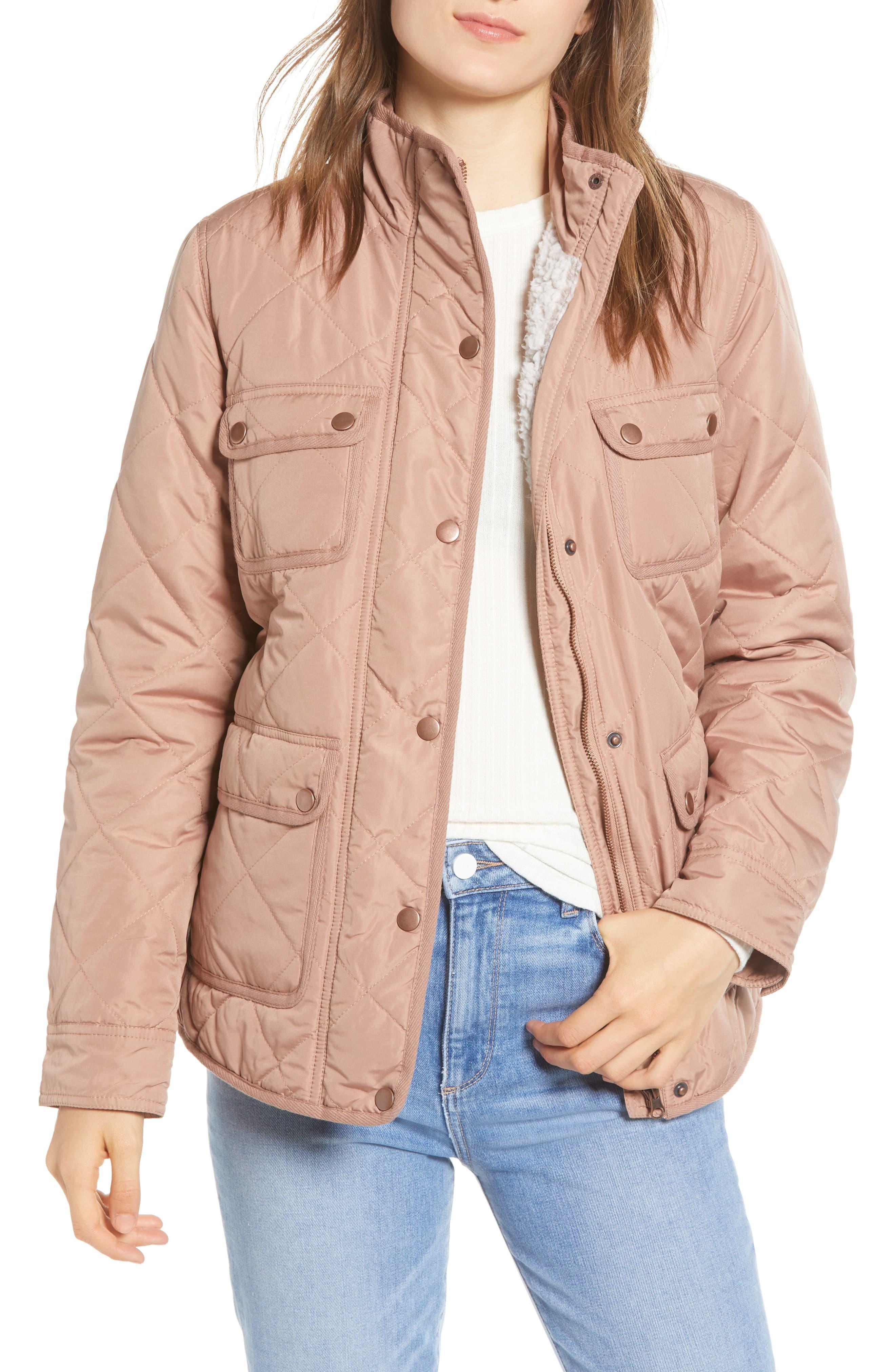 thread and supply fleece lined utility jacket