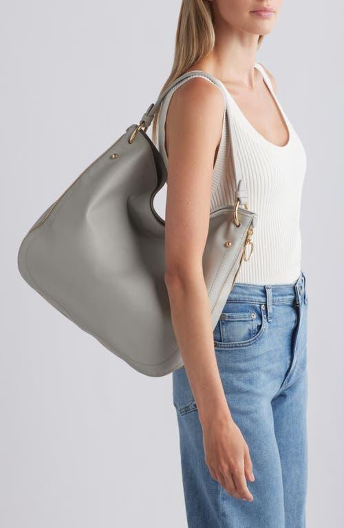 Rebecca Minkoff Convertible Leather Hobo Bag in Gray Lyst